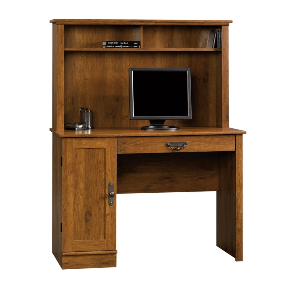 sauder harvest mill computer armoire abbey oak