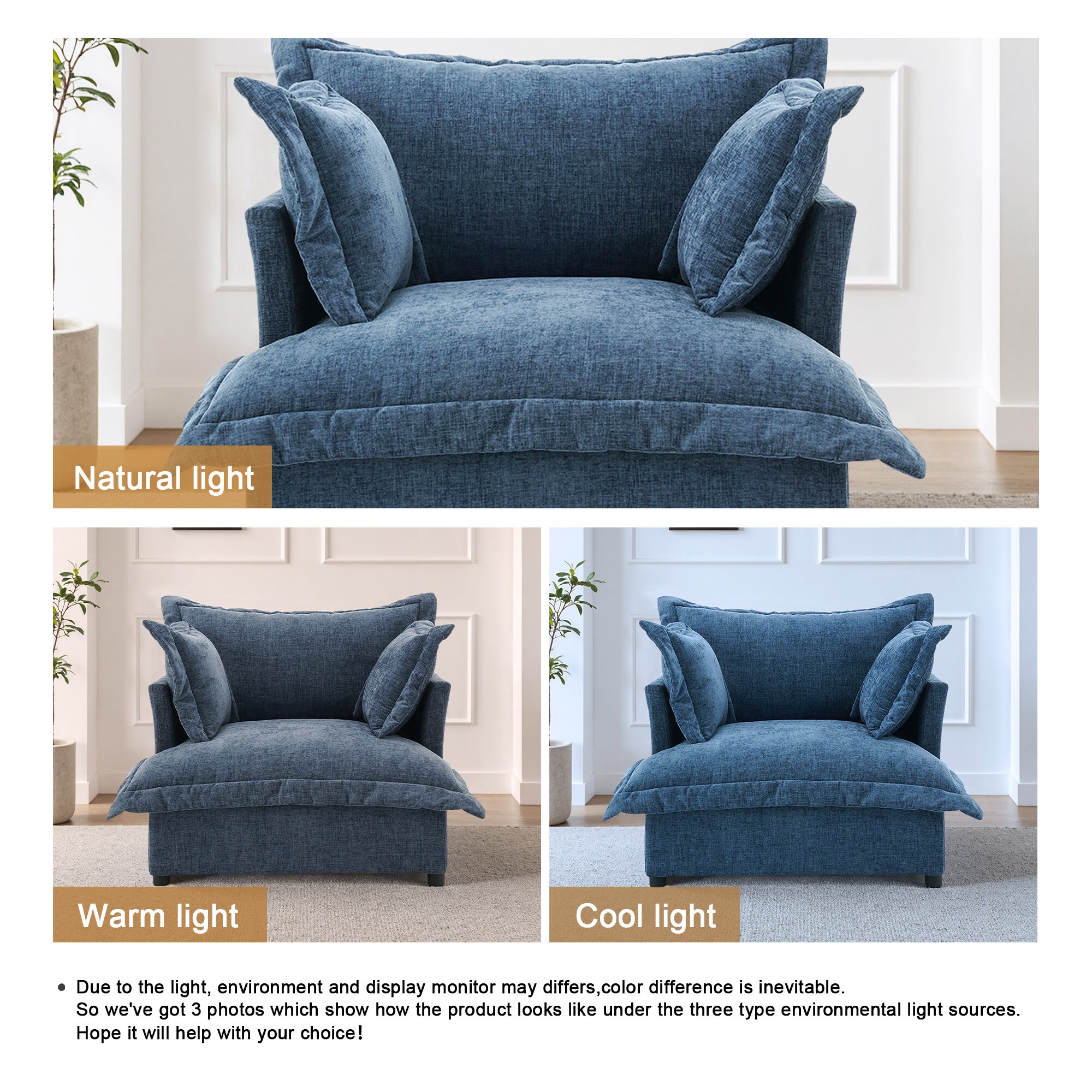 Dreamsidea CS11-NAV-SC Sofas-Loveseats - View #4