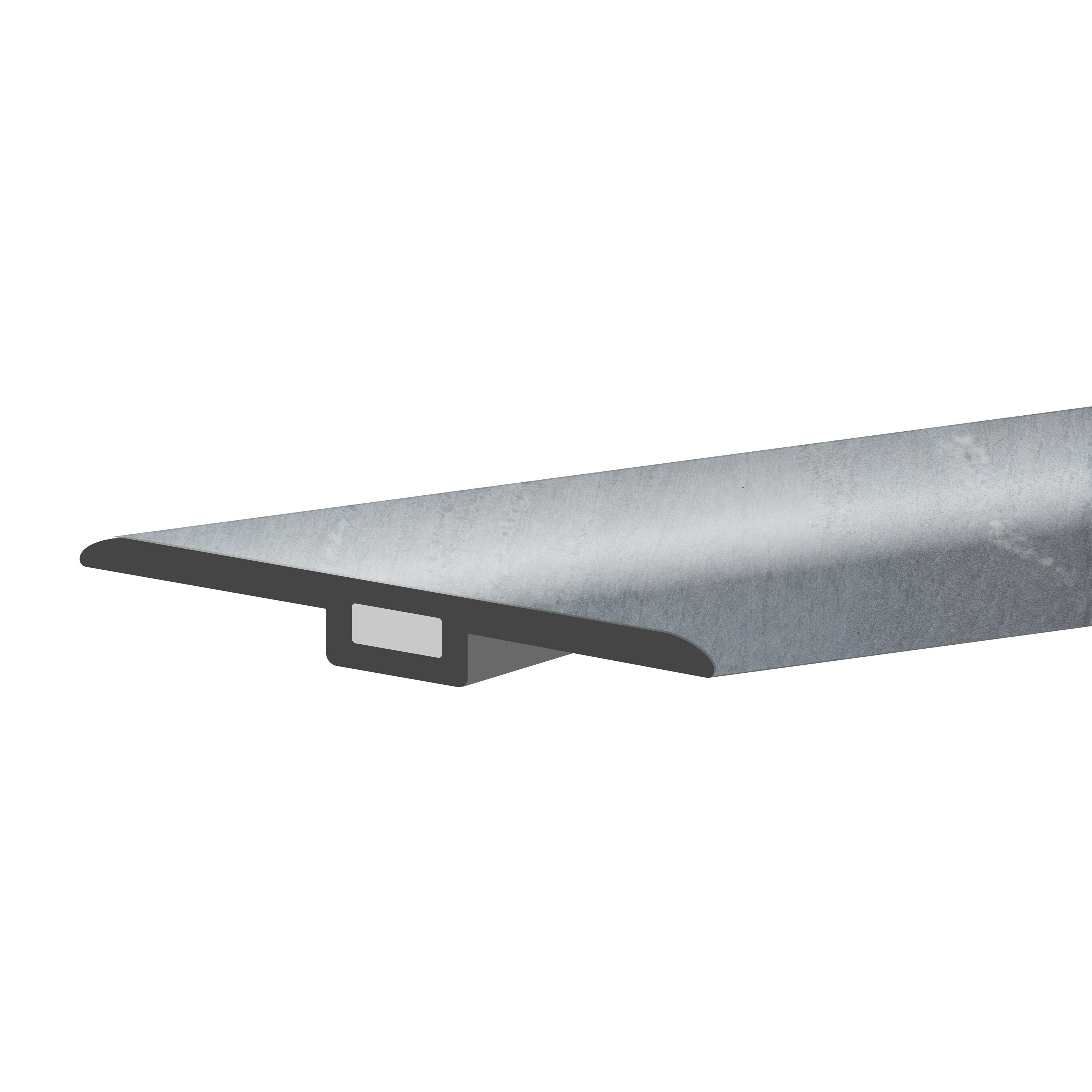 Lucida USA GC-324TM GlueCore T-moulding Moonrock 0.27-in T x 1.75-in W x 48-in L Vinyl T-moulding