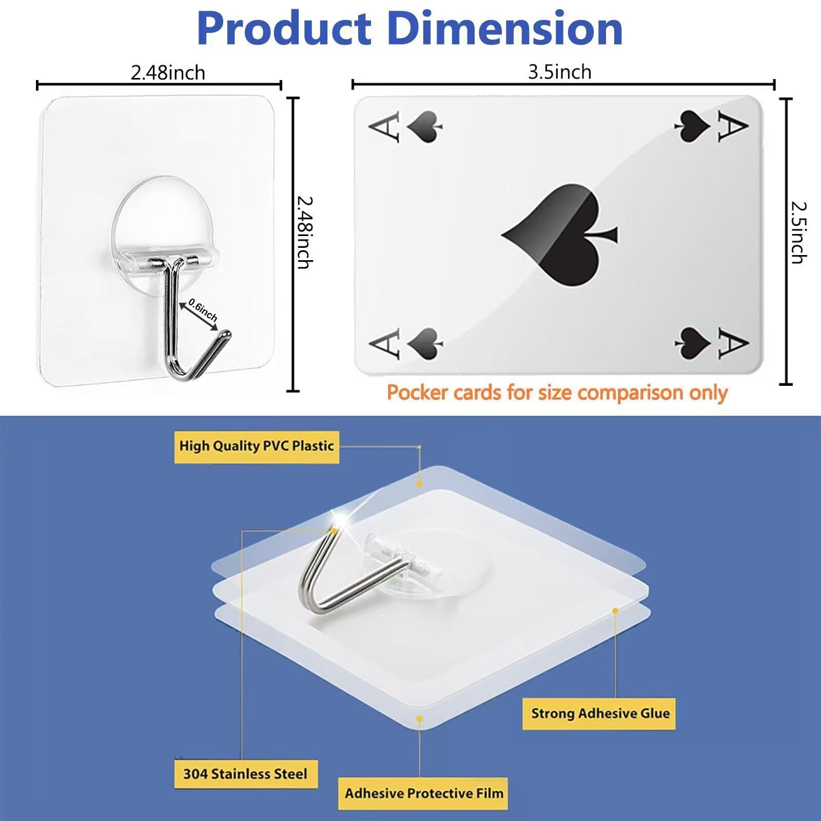 Afoxsos L05AF07054 Decorative-Wall-Hooks - View #3