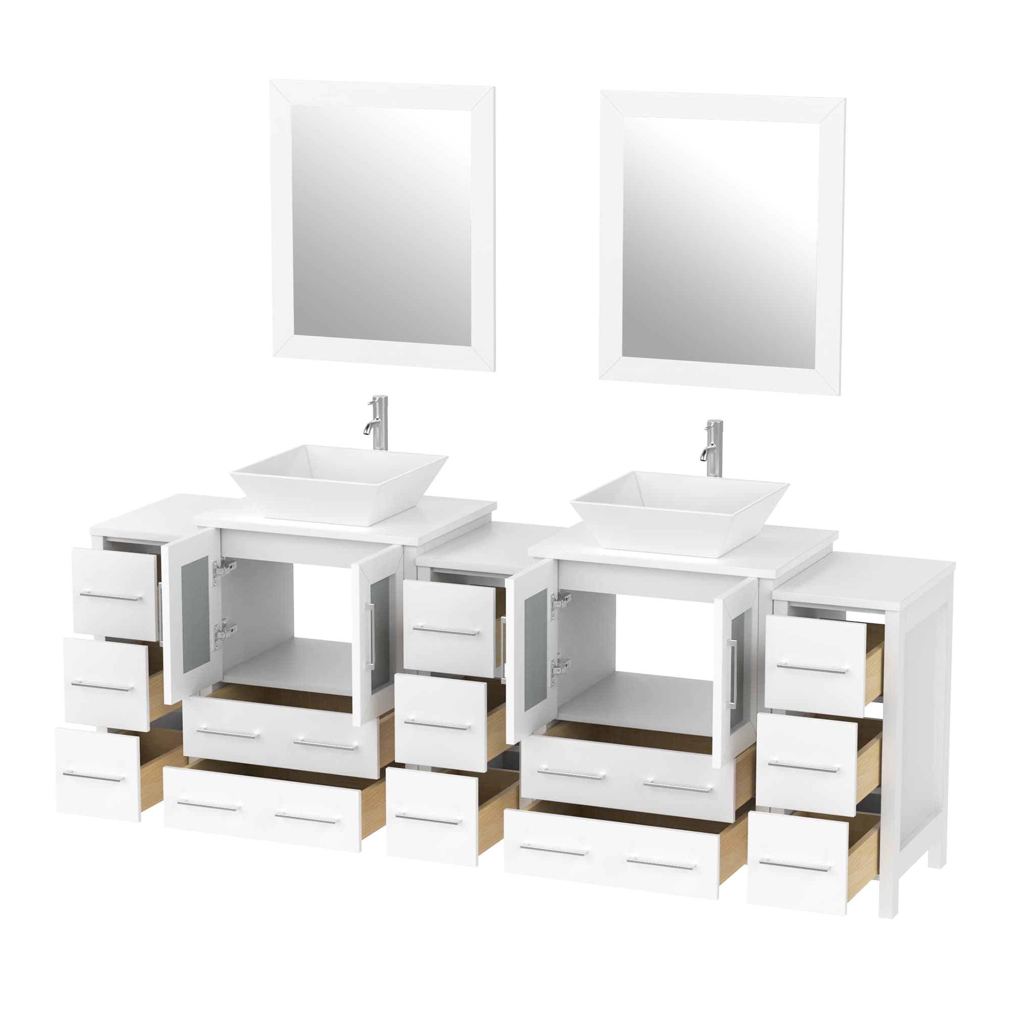 Vanity Art VA3124-84W Bath-Vanity-Combo - View #7