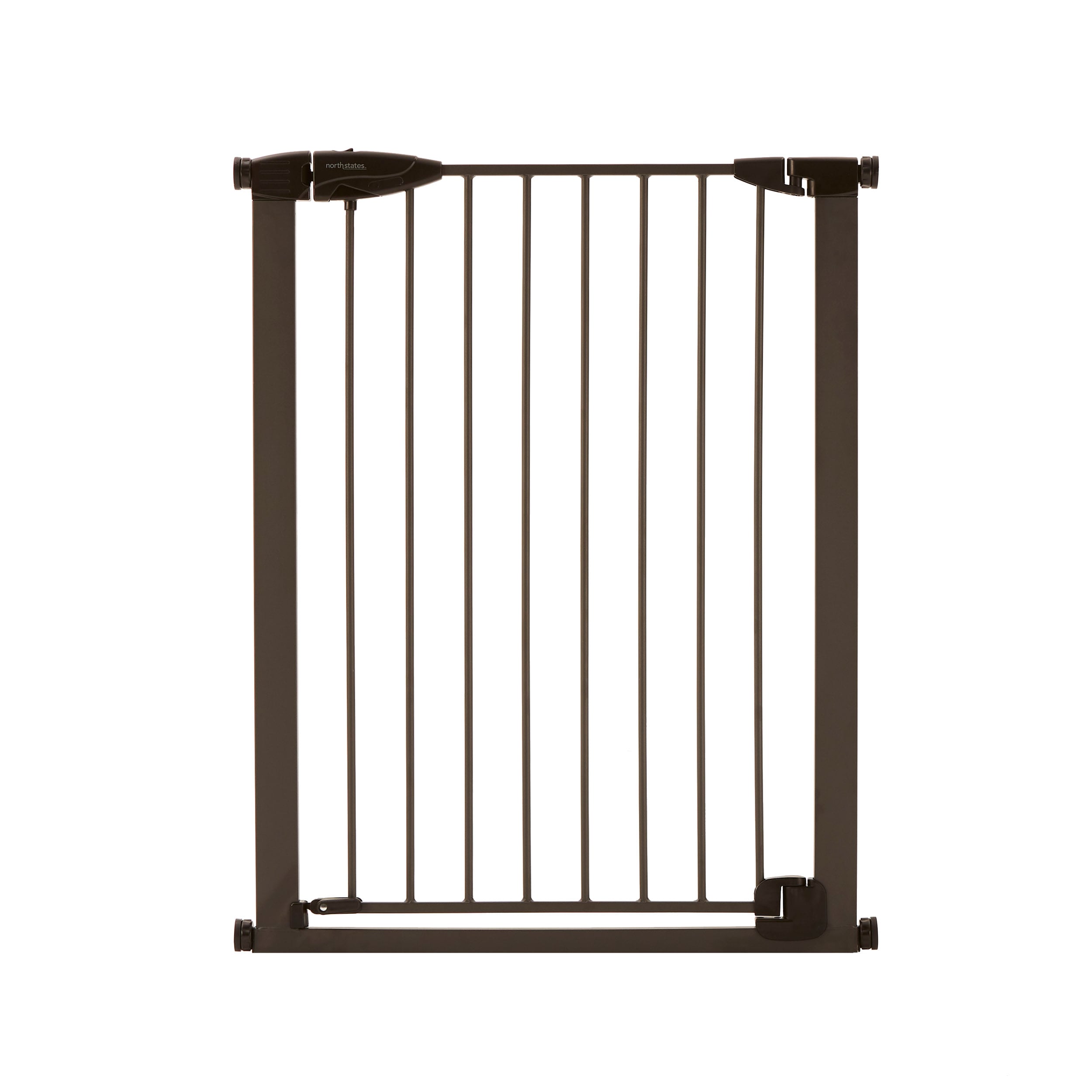 North States Supergate Classic 42-in x 26-in Hardware Mounted Gray Plastic Safety  Gate in the Child Safety Gates department at