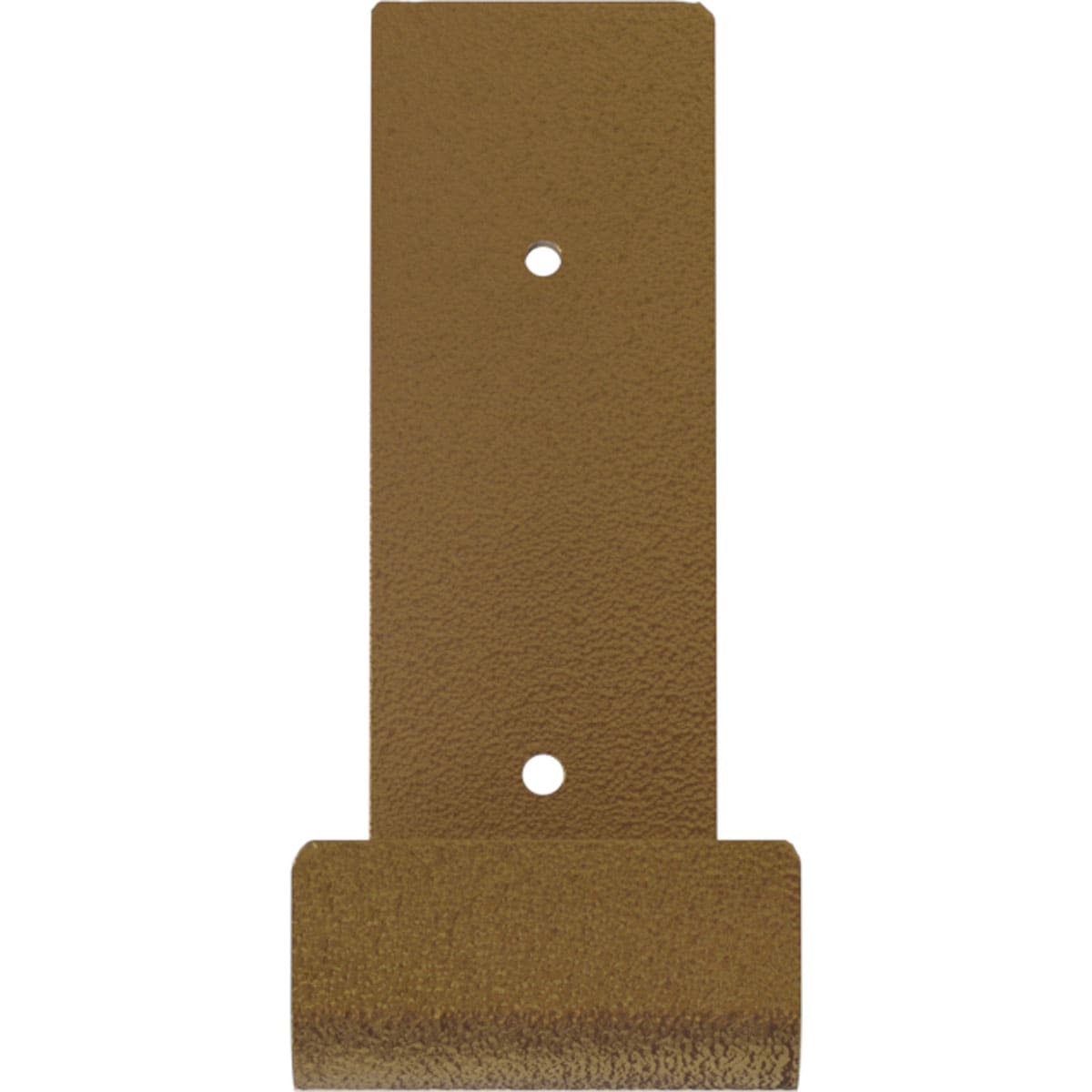 Hammered Gold Steel 6"x8" Urban Industrial Shelf Bracket