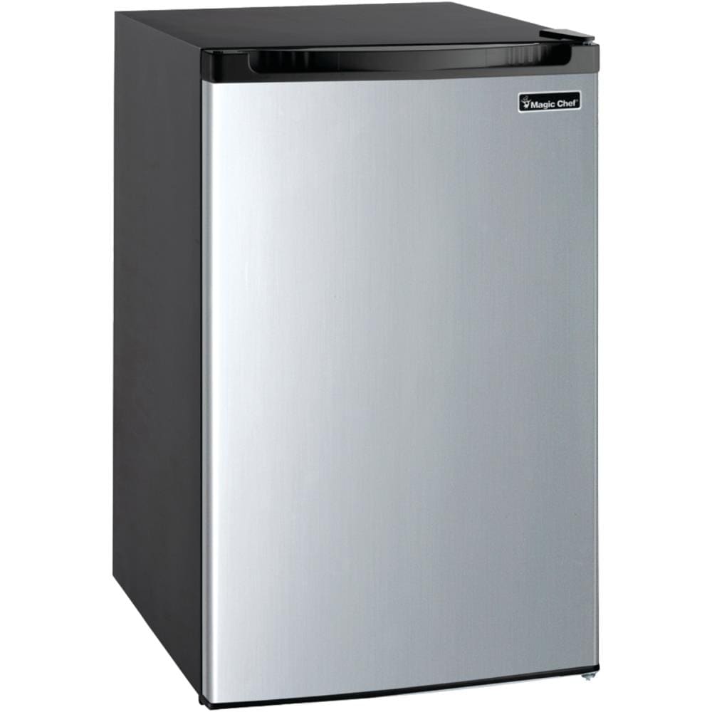 Magic Chef 4.4 Cubic Foot Refrigerator/Freezer (Stainless St