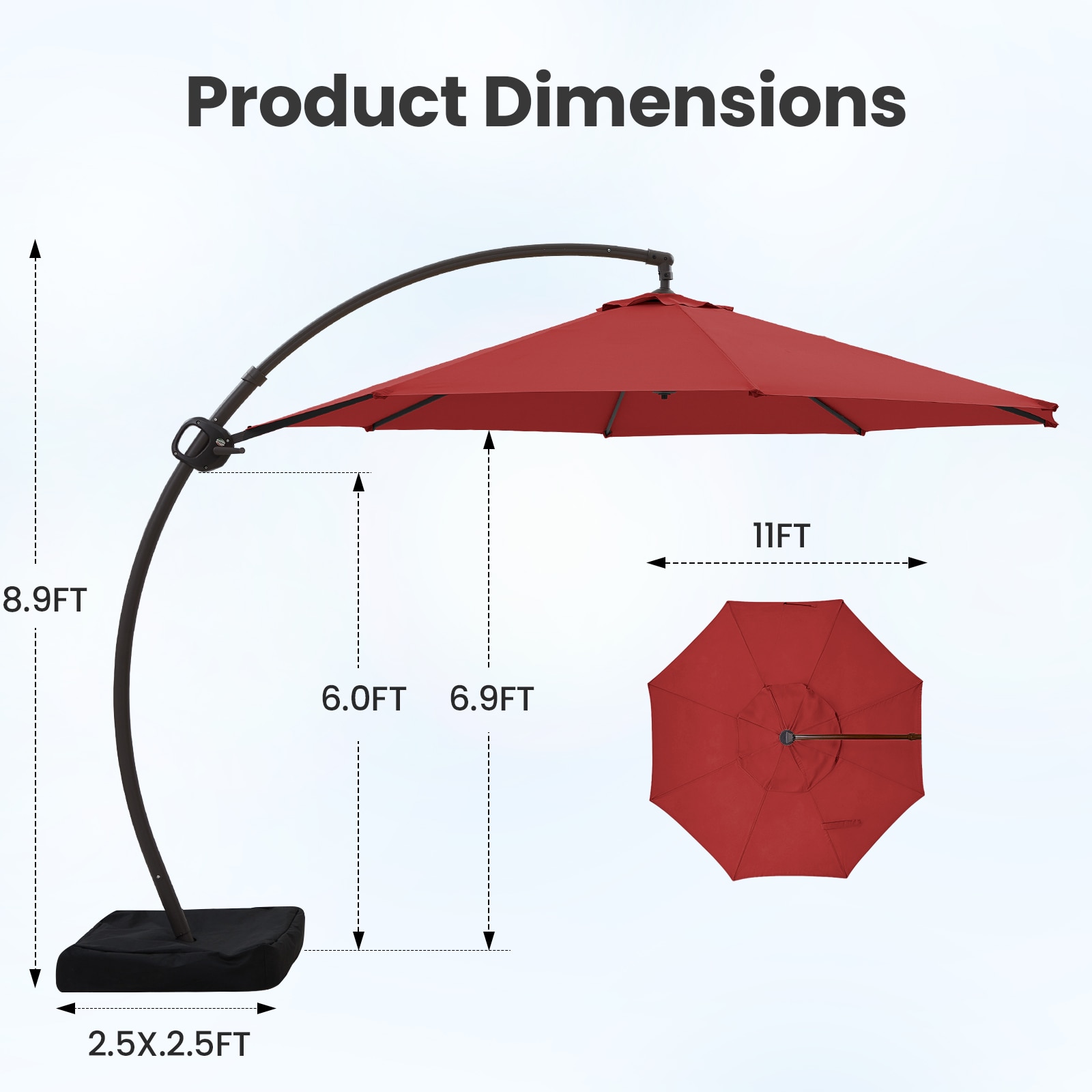 JEAREY XCDSG-WT Umbrellas-2 - View #2