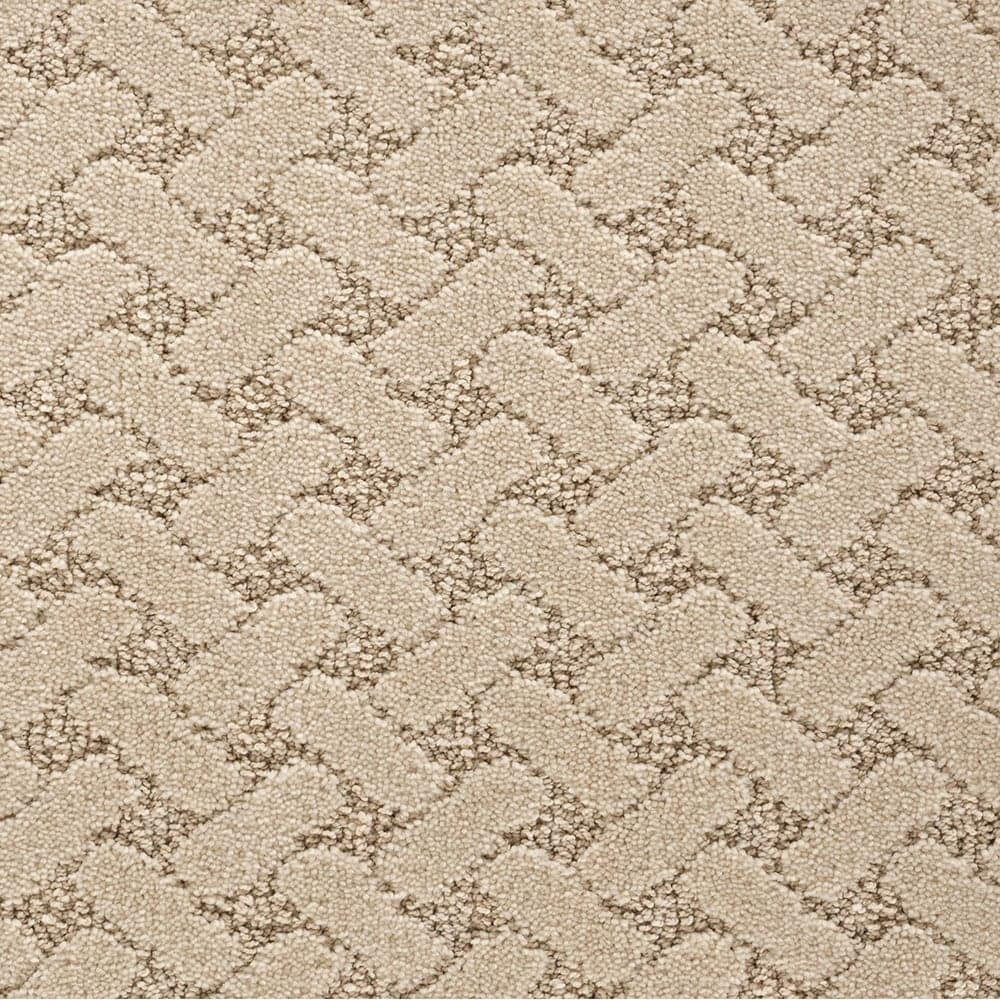 STAINMASTER STP63-L005-0808 (Sample) Mellow Step Luxury Brown 38-oz sq yard Polyester Pattern Indoor Carpet