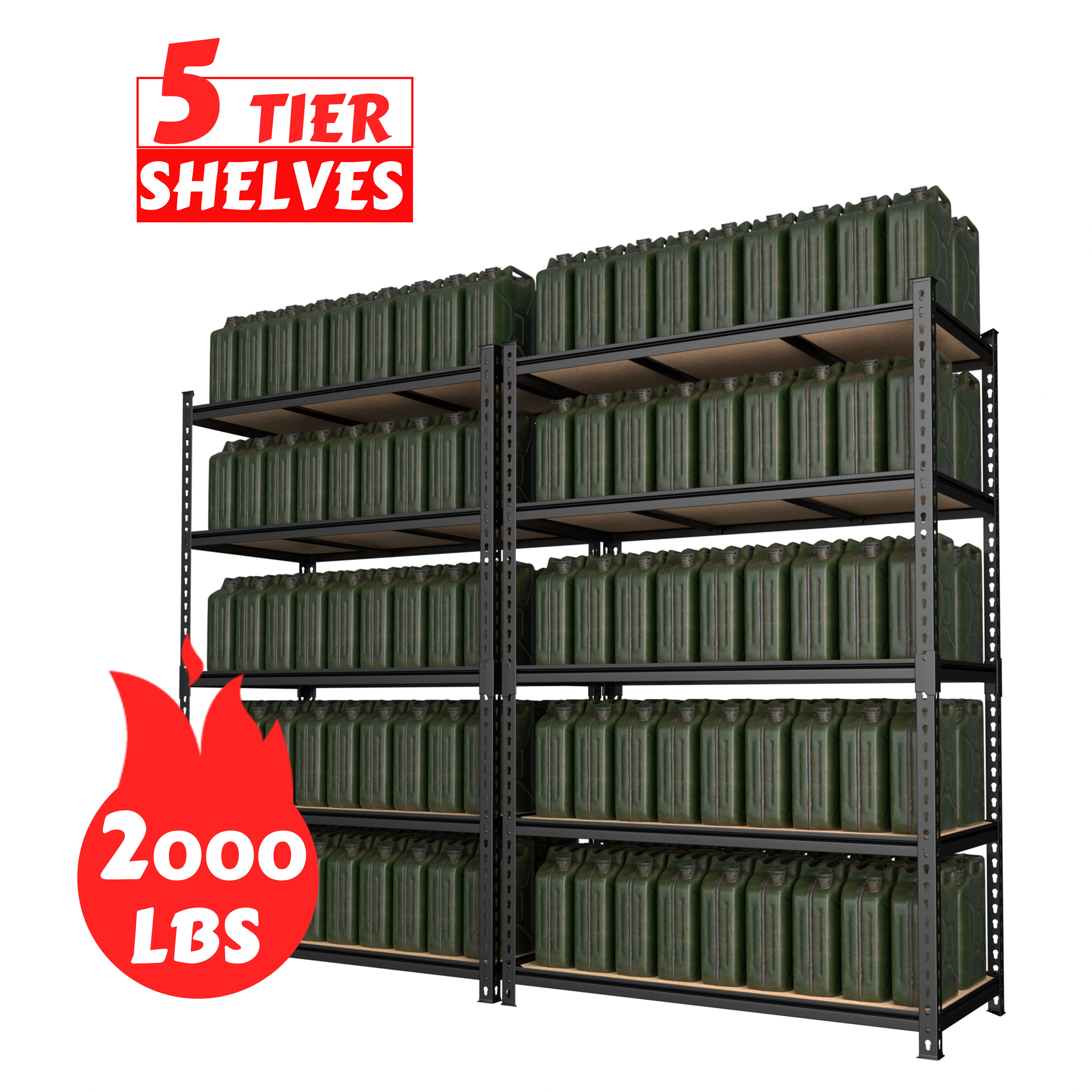 VEIKOUS HP0303-72-1 Free-Standing-Shelving - View #7