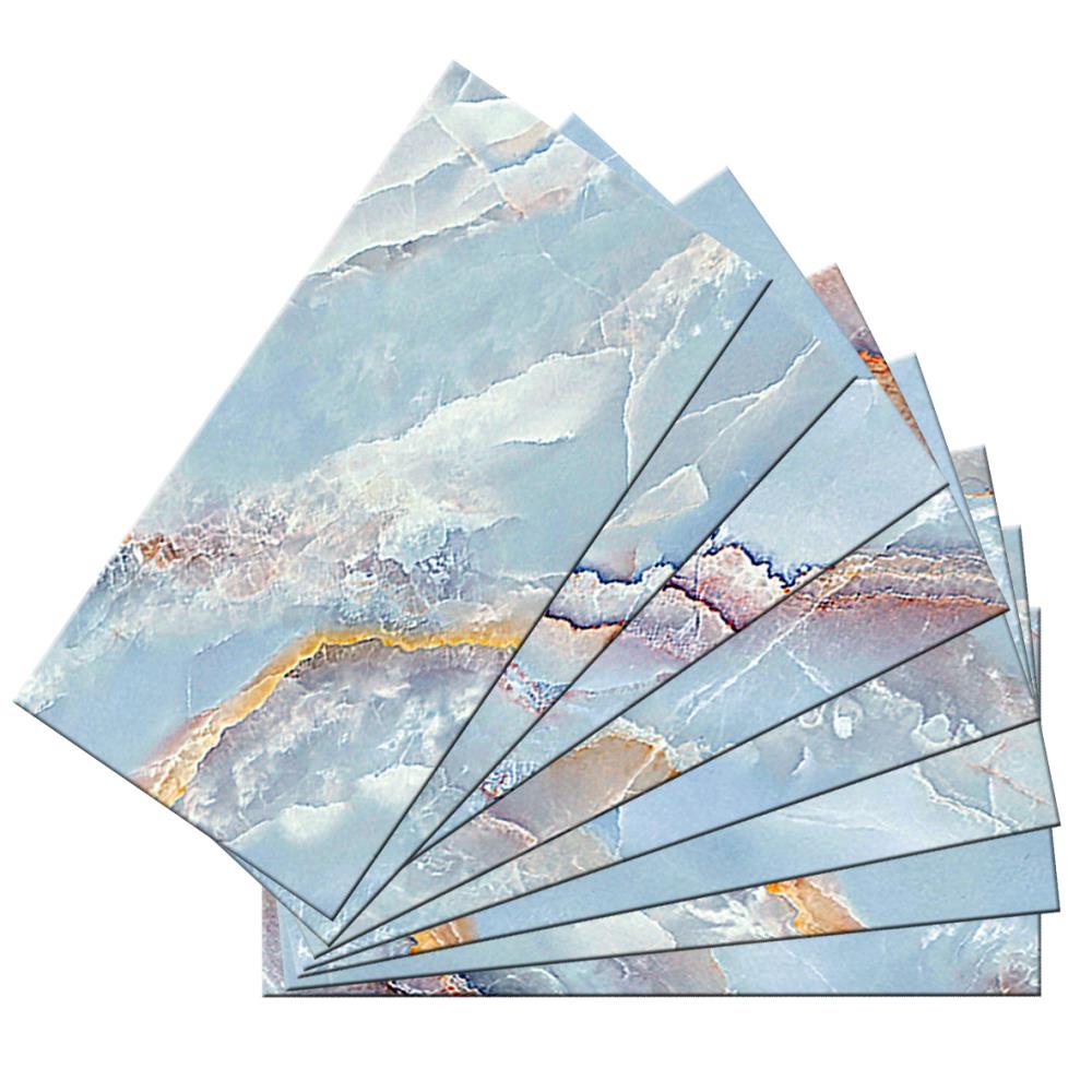 Instant Mosaic 04422 SkinnyTile 48-Pack Multicolor 3-in x 6-in Glass Random Mosaic Wall Tile (Common: 3-in x 6-in; Actual: 3-in x 6-in)