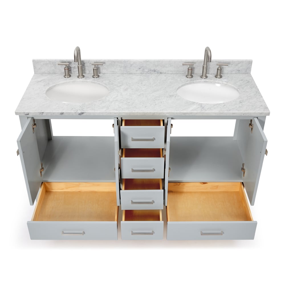 ARIEL A061DCW2OVOGRY Bath-Vanity-Combo - View #5
