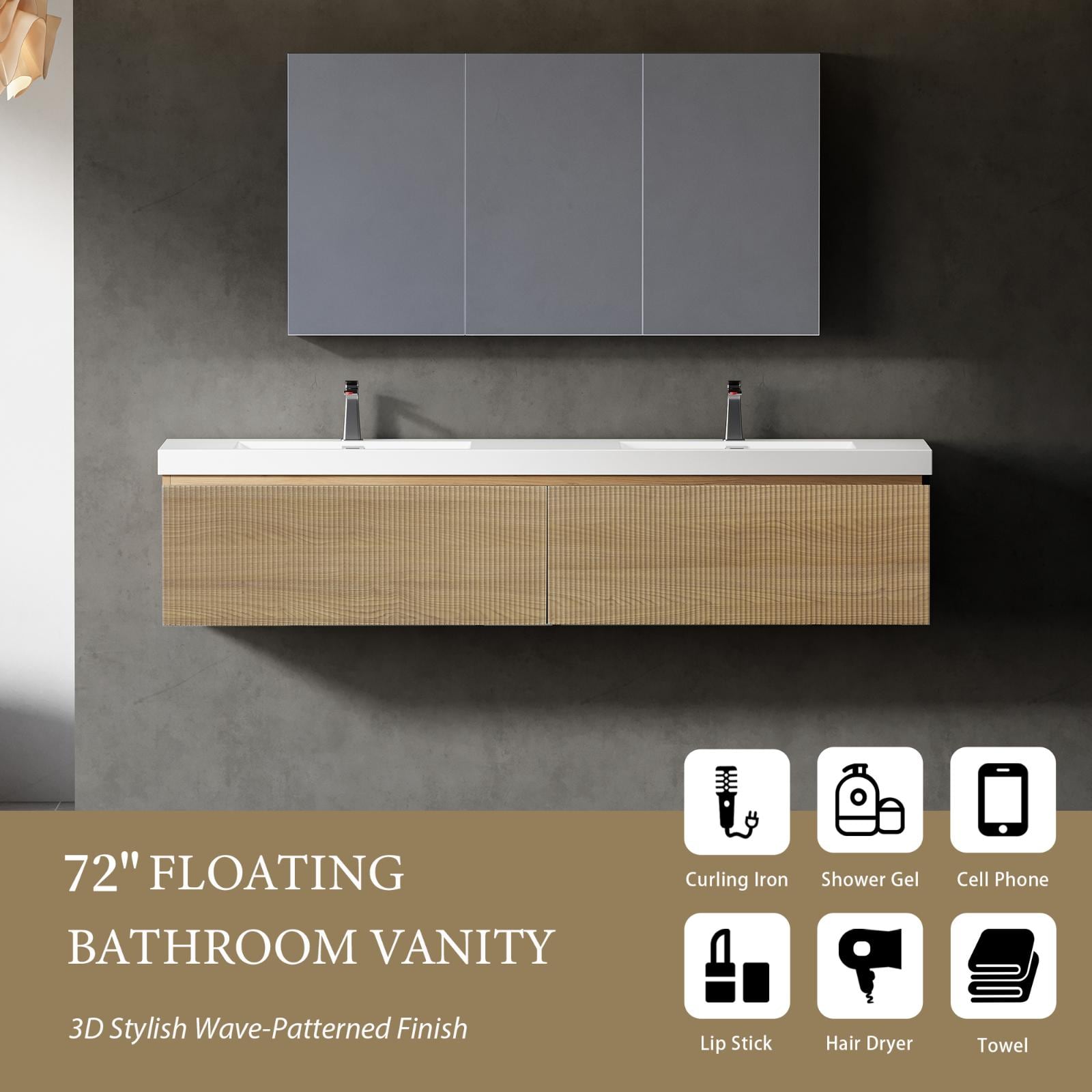 BWE F-VN04-F72NOW Bath-Vanity-Combo - View #2