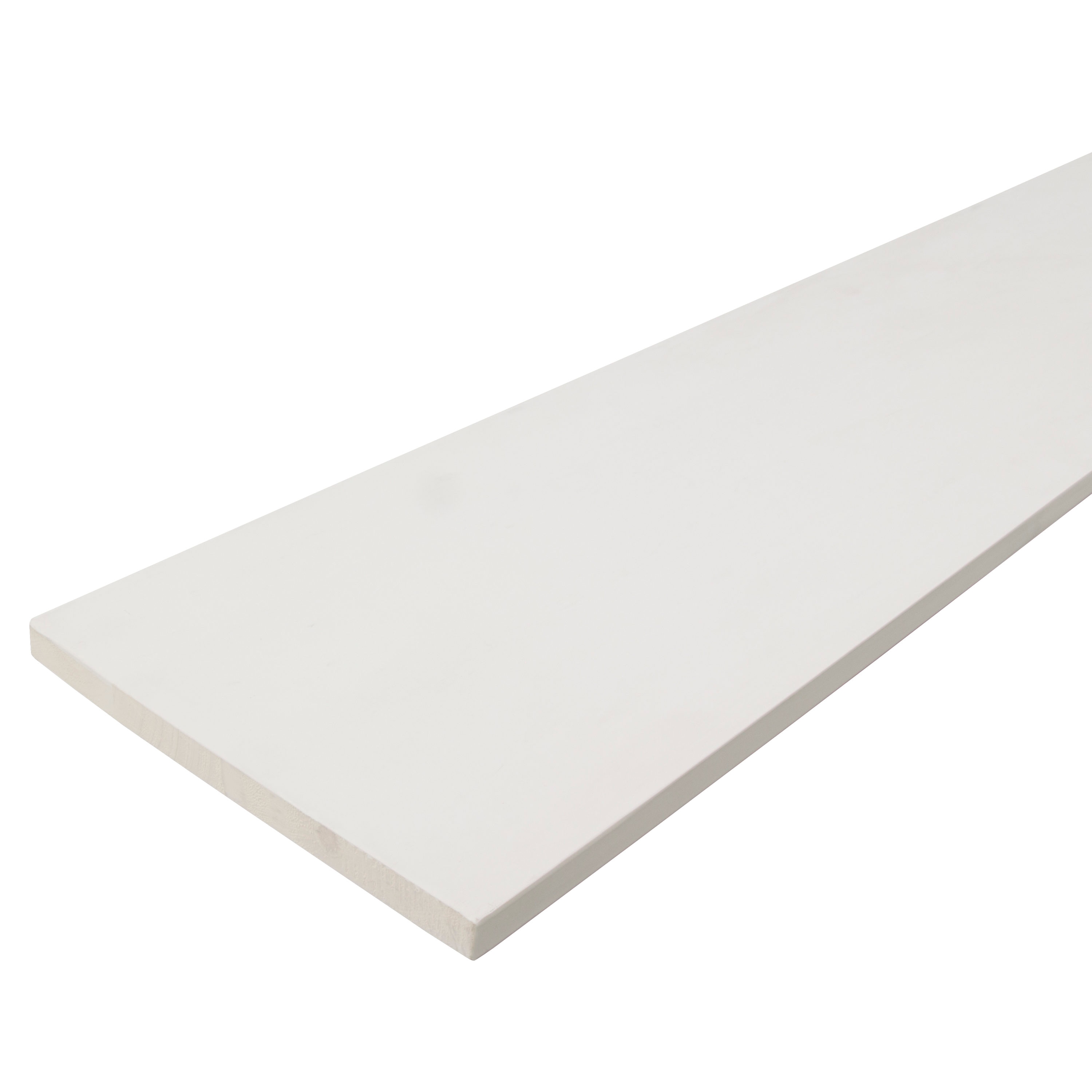 PrimeLinx 146843 1-in x 10-in x 16-ft Primed S4S Radiata pine Softwood Board