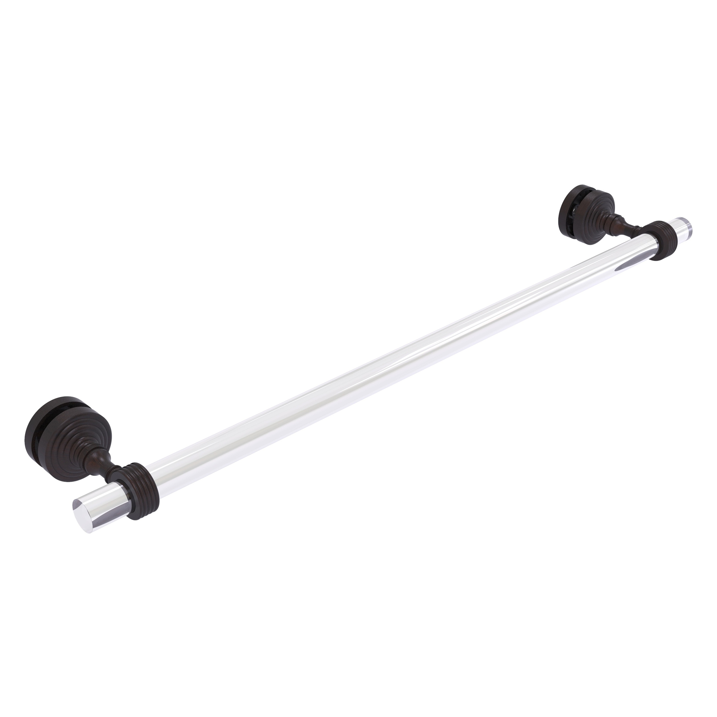 Allied Brass PG-41G-SM-24-VB Pacific Grove 24-in Venetian Bronze Wall mount Single Towel Bar