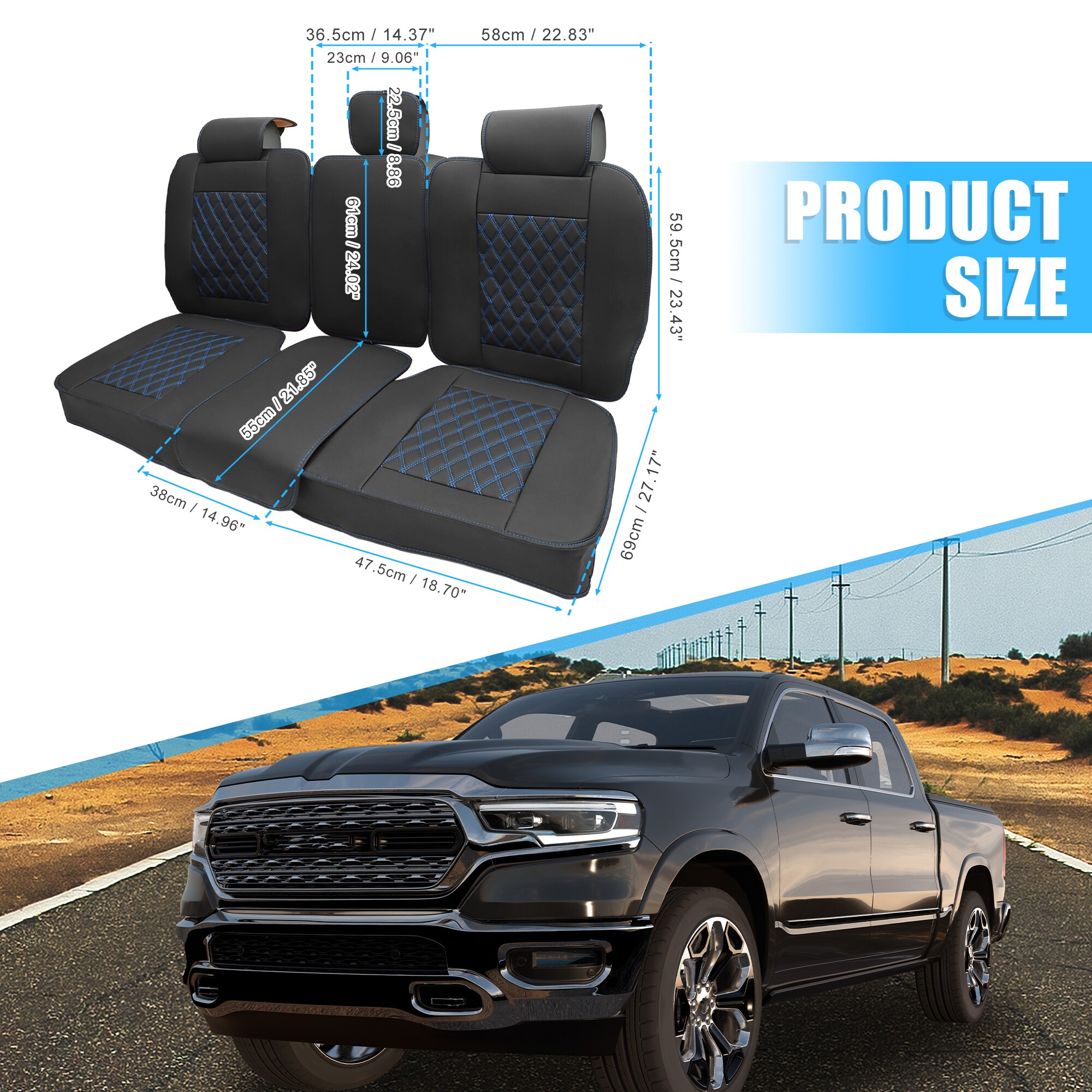 Unique Bargains S25112102UX1851 Car-Seat-Covers - Thumbnail View #4