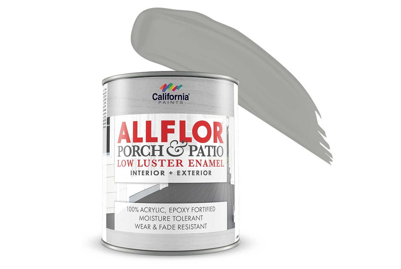 California Paints Gray Satin Interior/Exterior Porch And Floor Paint (1 ...