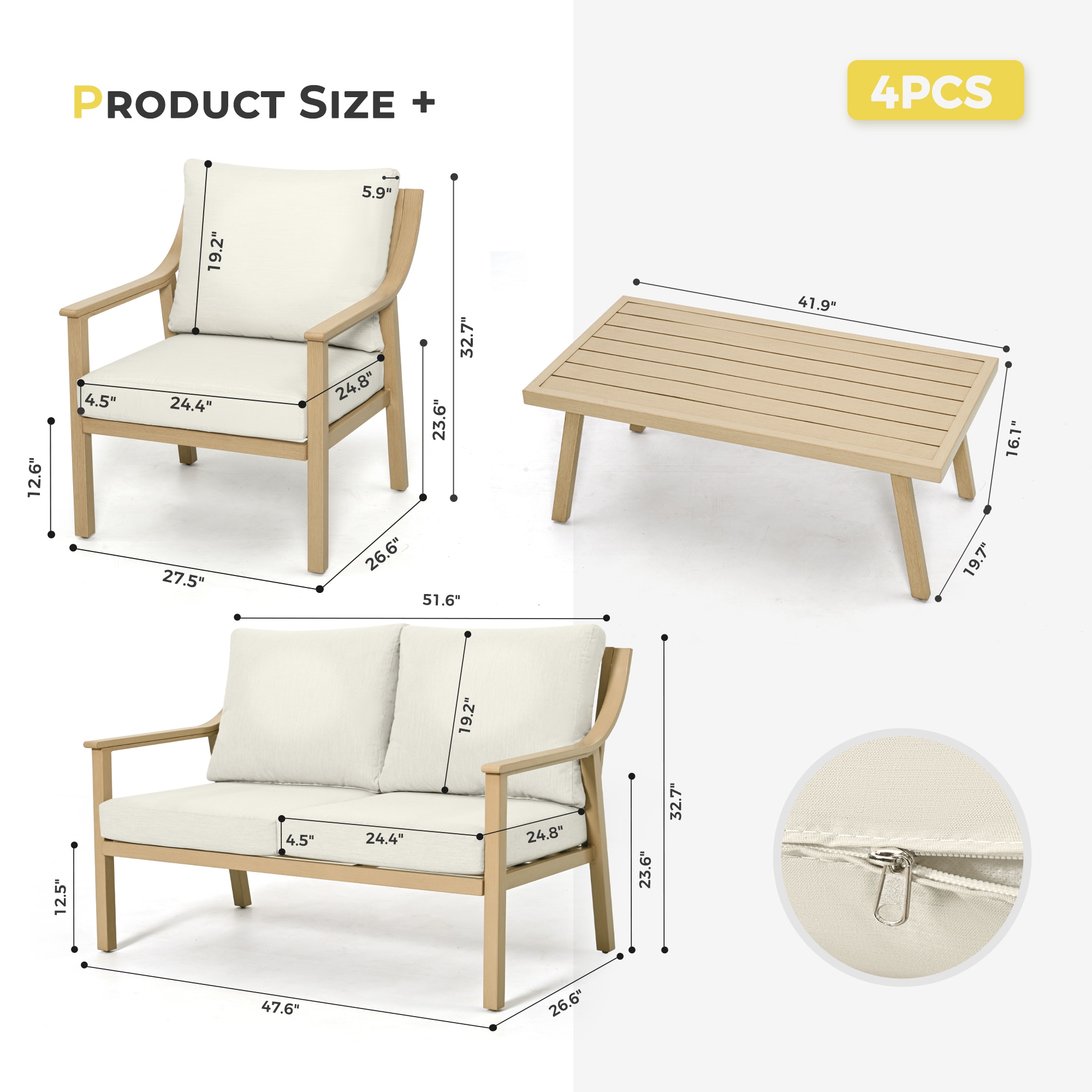  CP-SF4-MM-D1-WL2 Patio-Conversation-Sets - View #2