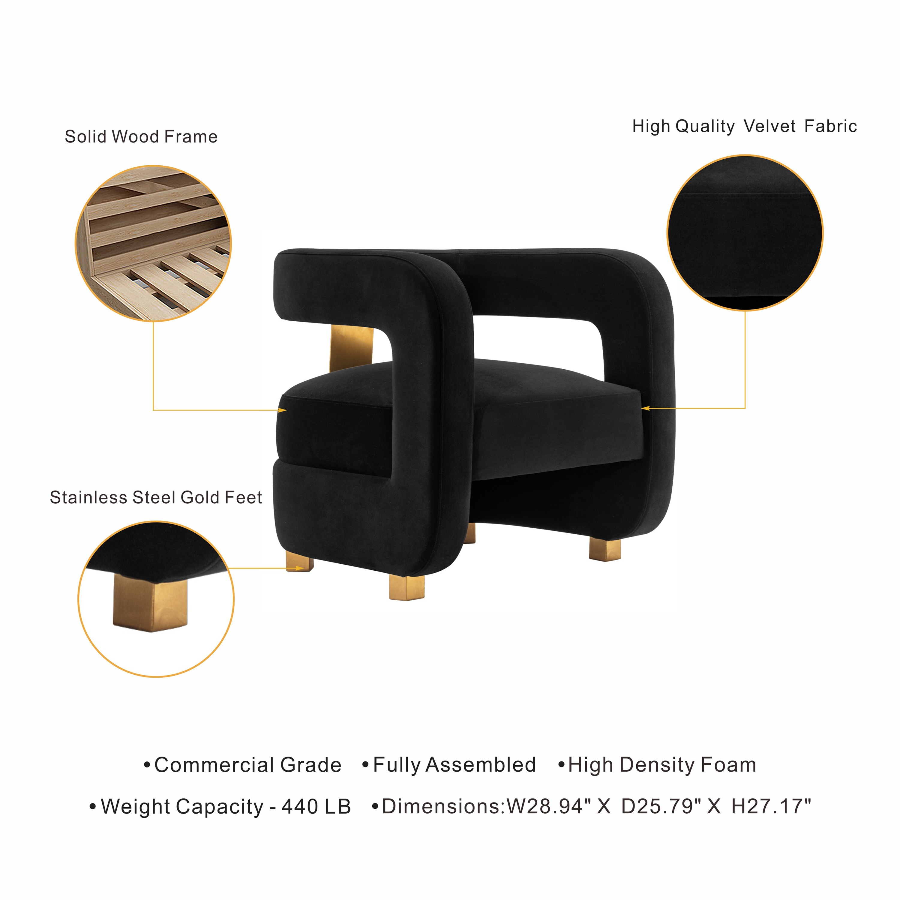 Manhattan Comfort AC060-BK chairs - View #4