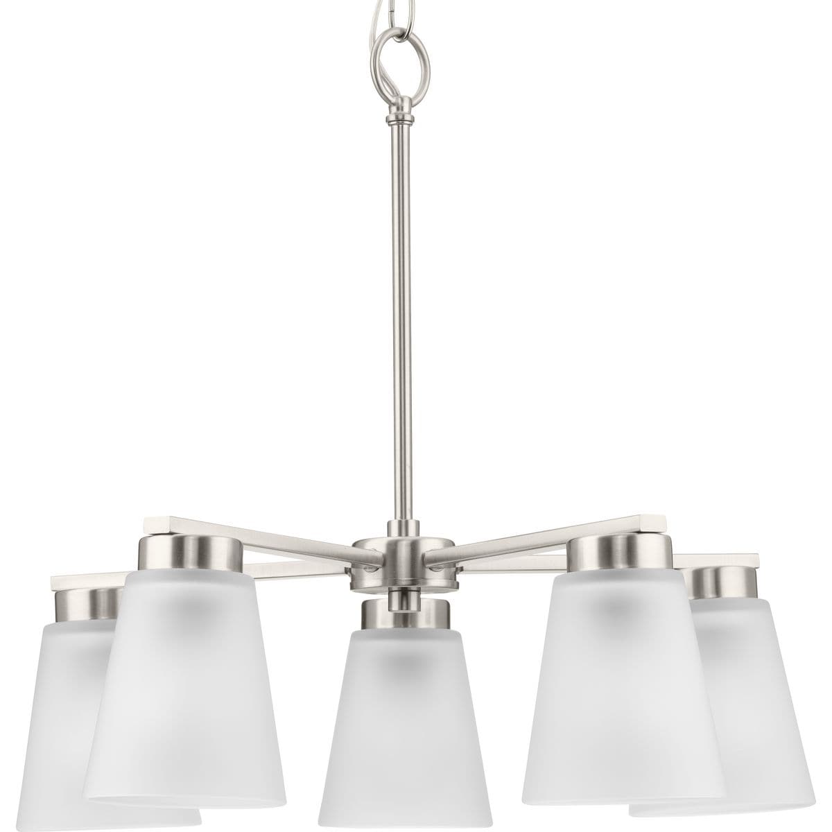 Progress Lighting Inspire 5-Light Brushed Nickel Transitional Chandelier