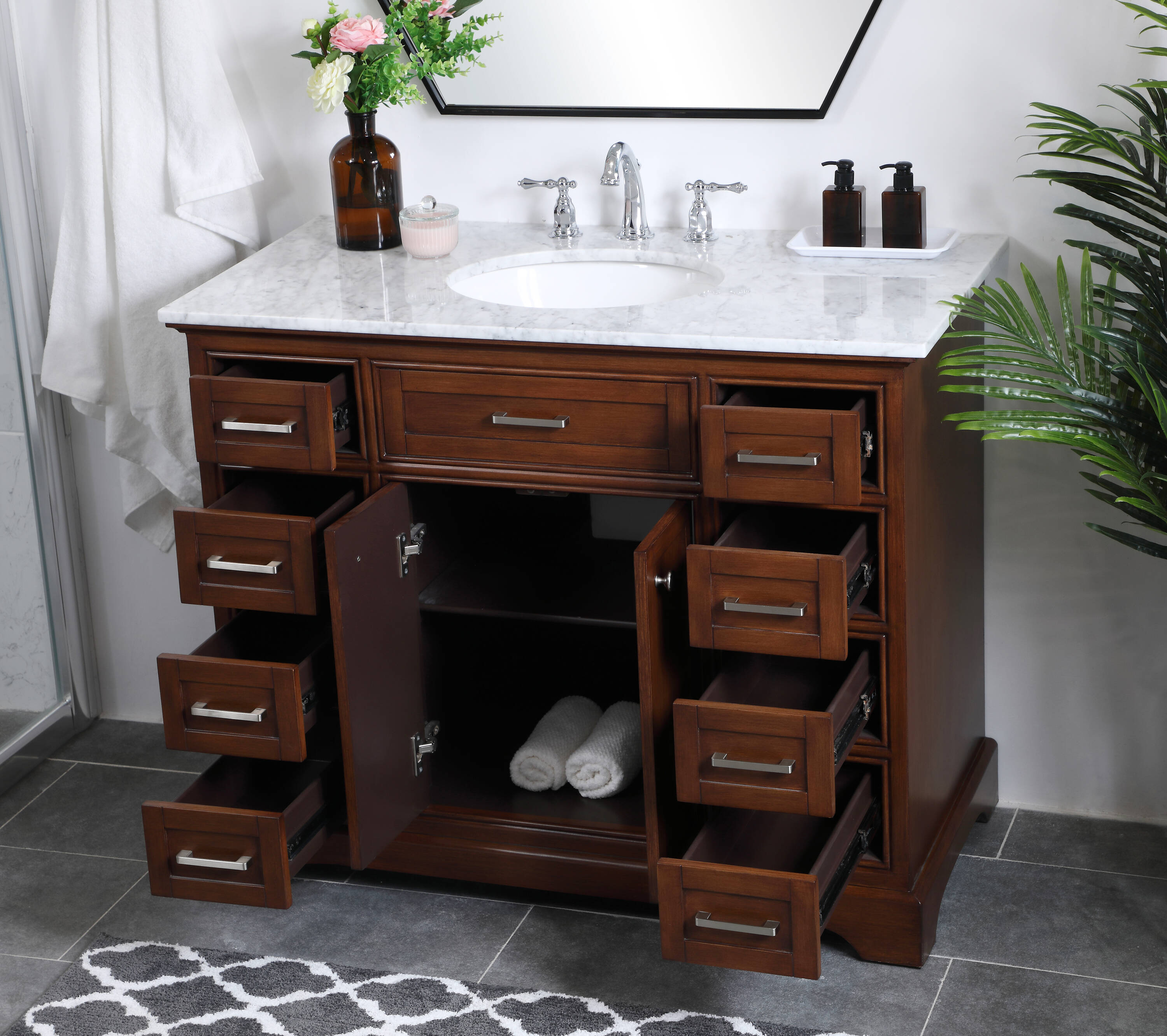 Elegant Decor FI45042TK Bath-Vanity-Combo - View #5