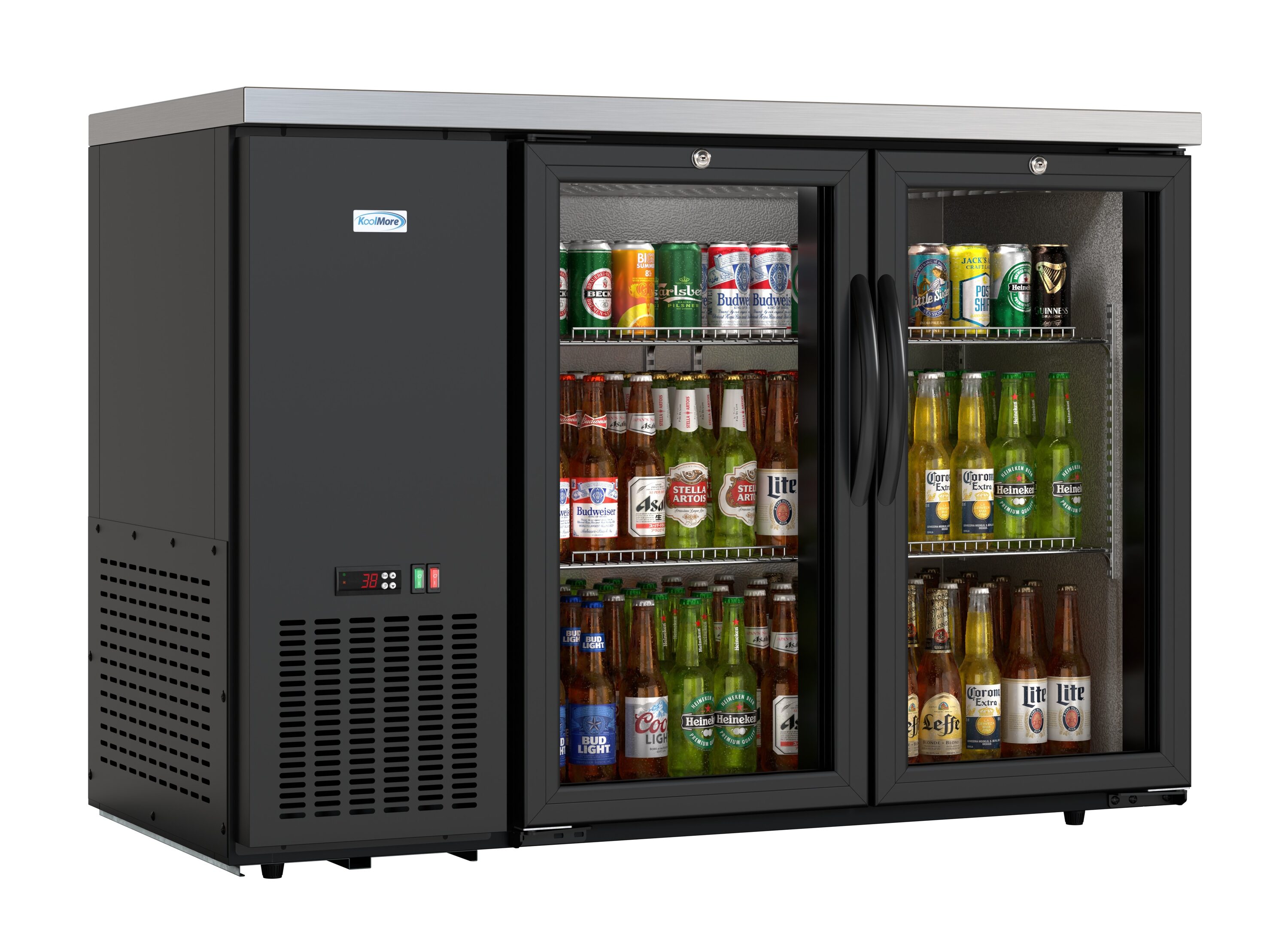 KoolMore LOW-KM-BCZ-5GD-GL Commercial-Refrigerators - View #4