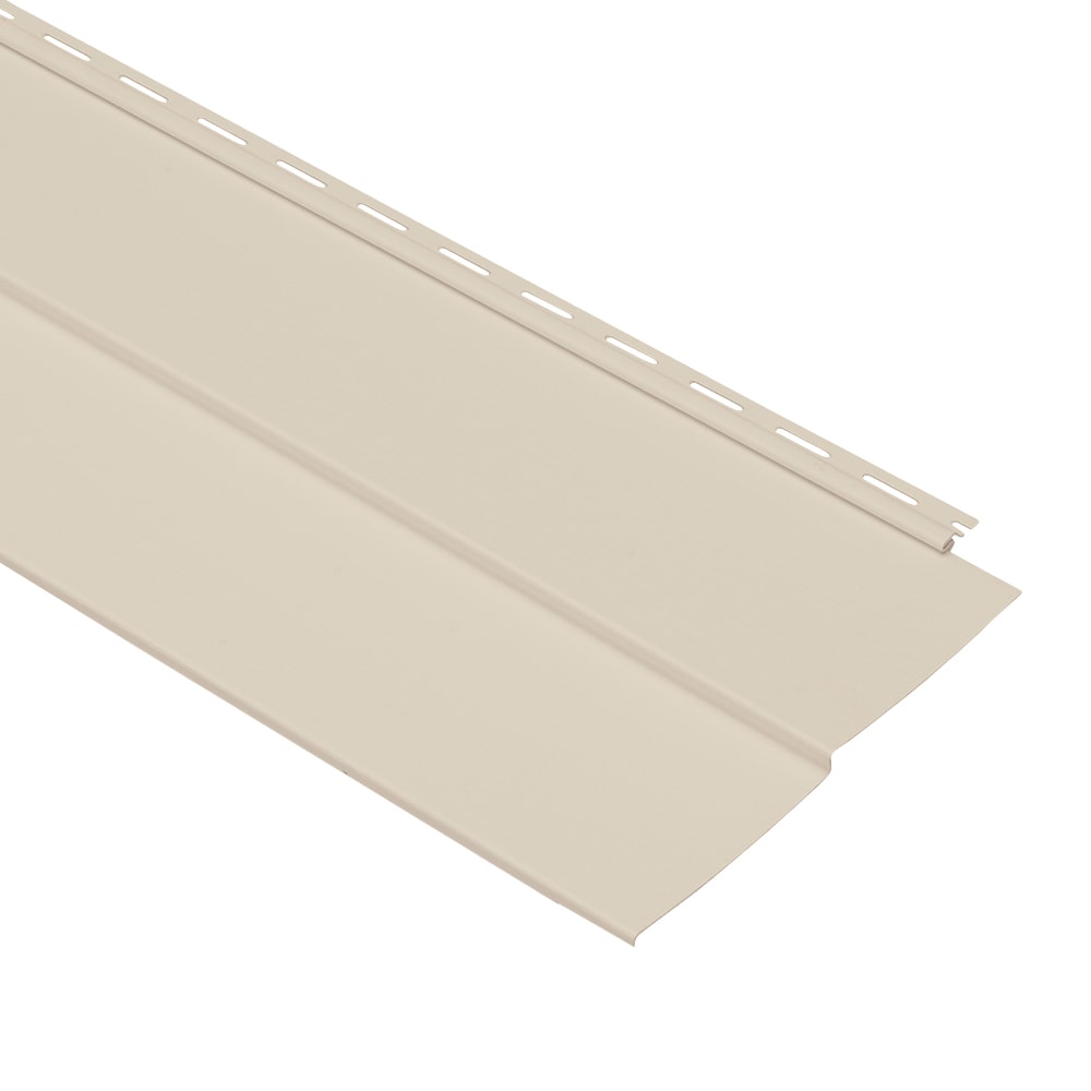 Georgia-Pacific 651067A Forest Ridge Double 5-in Traditional Beige Vinyl Siding Panel 10.0-in x 144.0-in 10.0-sq ft /piece