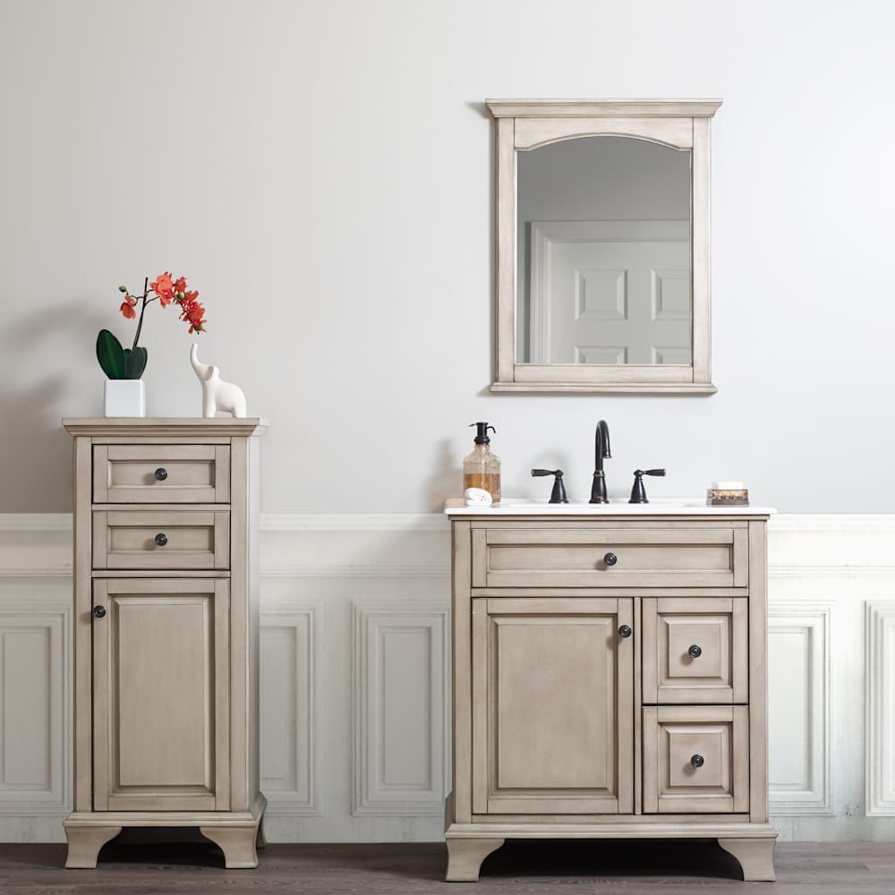 Miseno MM-C24-WH Framed-Bath-Mirrors - View #3