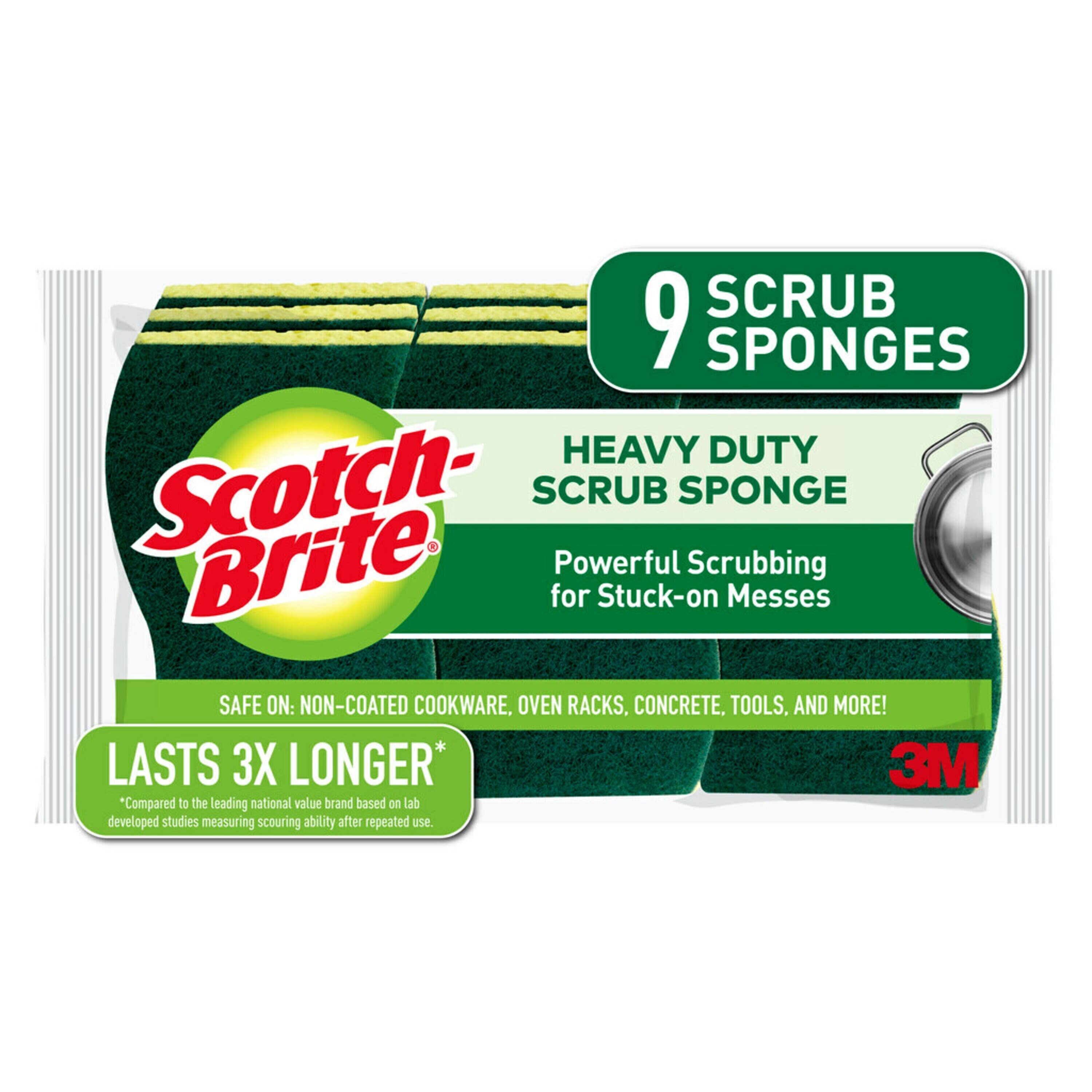 6 Pack Multi-purpose Scrub Sponges For Kitchen, Non-scratch Microfiber  Sponge Along With Heavy Duty Scouring Power