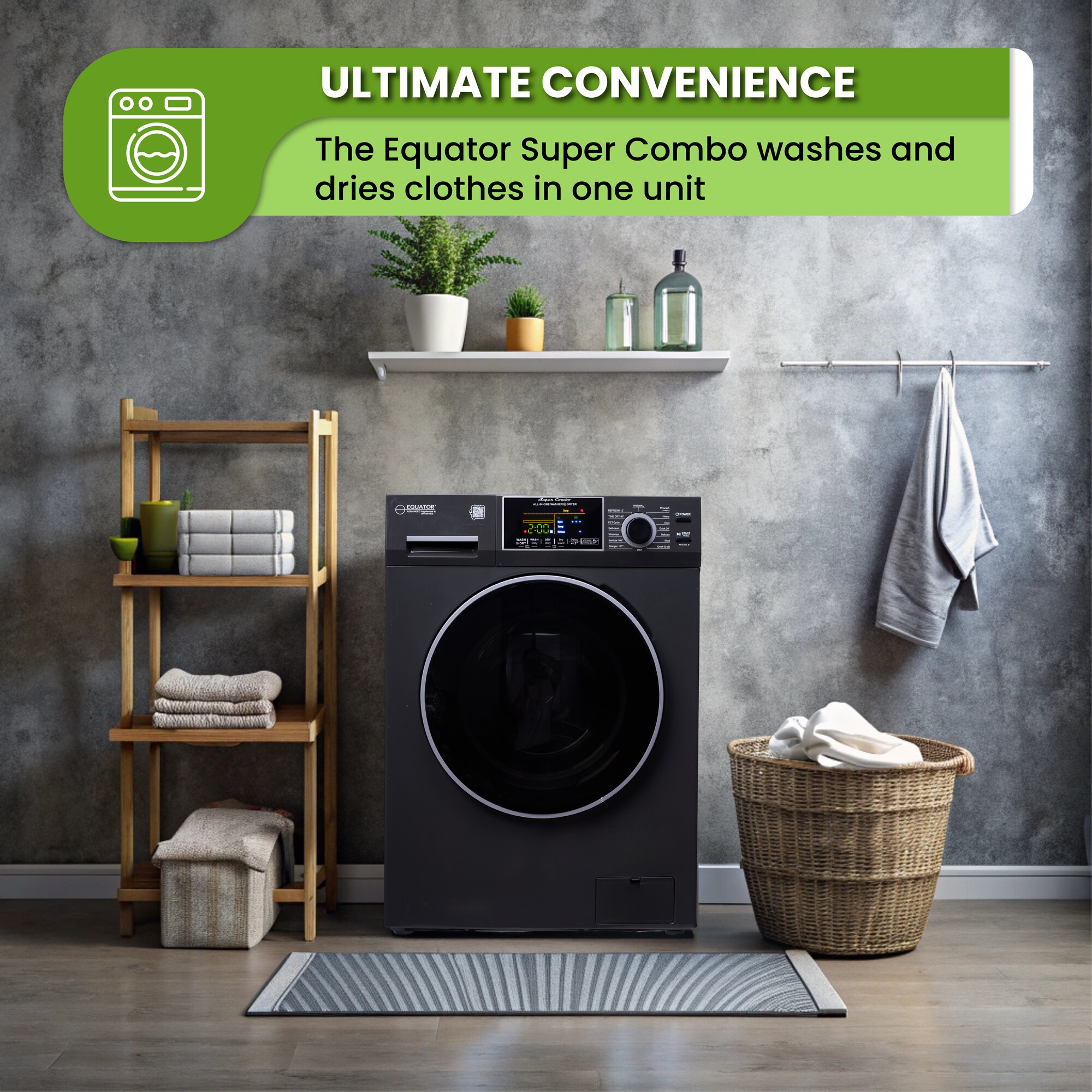 Equator Advanced Appliances EZ 5500 CV S/G Combination-Washers-Dryers - View #17