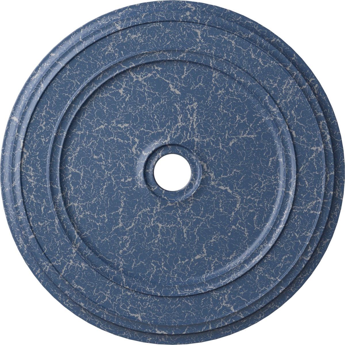 Ekena Millwork CM41CLAMC Classic 41.125-in W x 41.125-in L Painted Americana Crackle Polyurethane Whole Ceiling Medallion