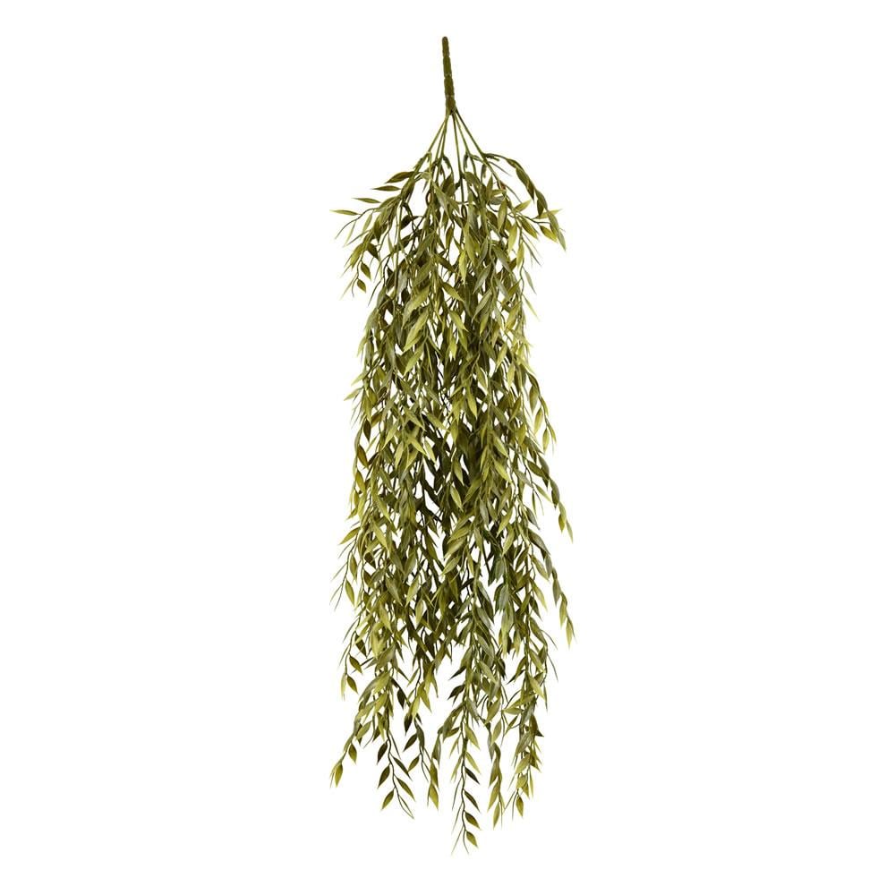 Vickerman FI191333 30-in Light Green Indoor Hanging Mixed greenery Artificial plant