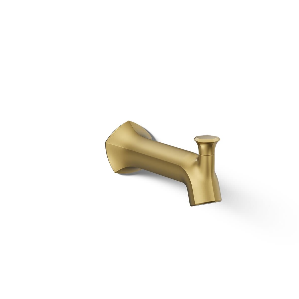 KOHLER Occasion Vibrant Brushed Moderne Brass Sold separately Wall-mount Low-arc Bathtub Faucet