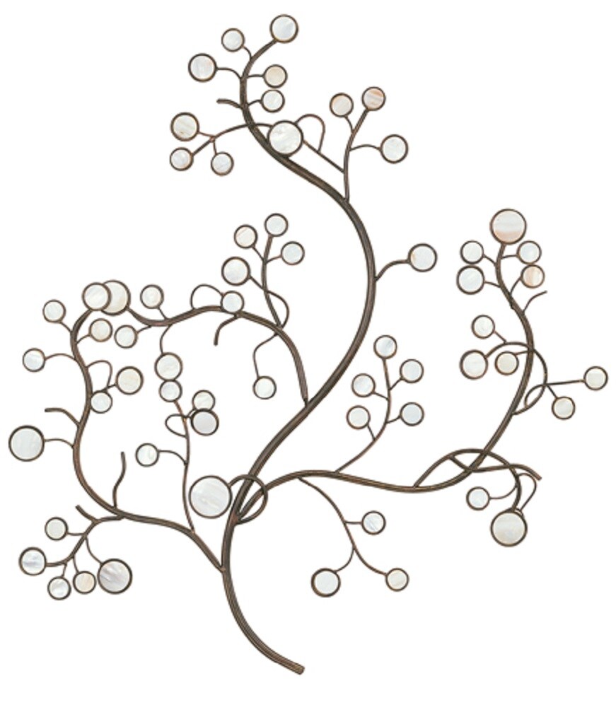  2256 29-Inches W x 33-Inches H Metal Nature Nature Wall sculpture