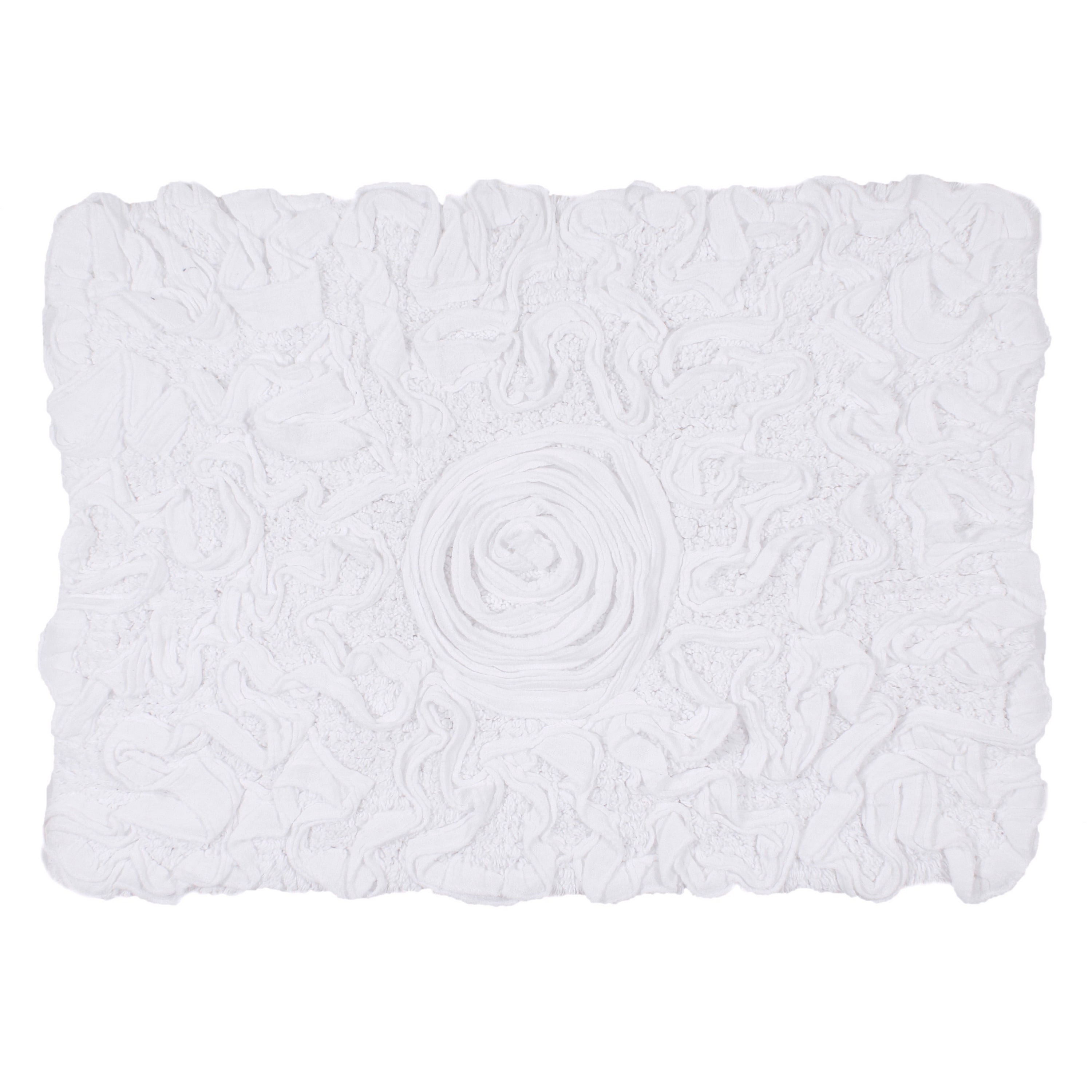 Home Weavers BBE1724WH Bath-Rugs - View #2