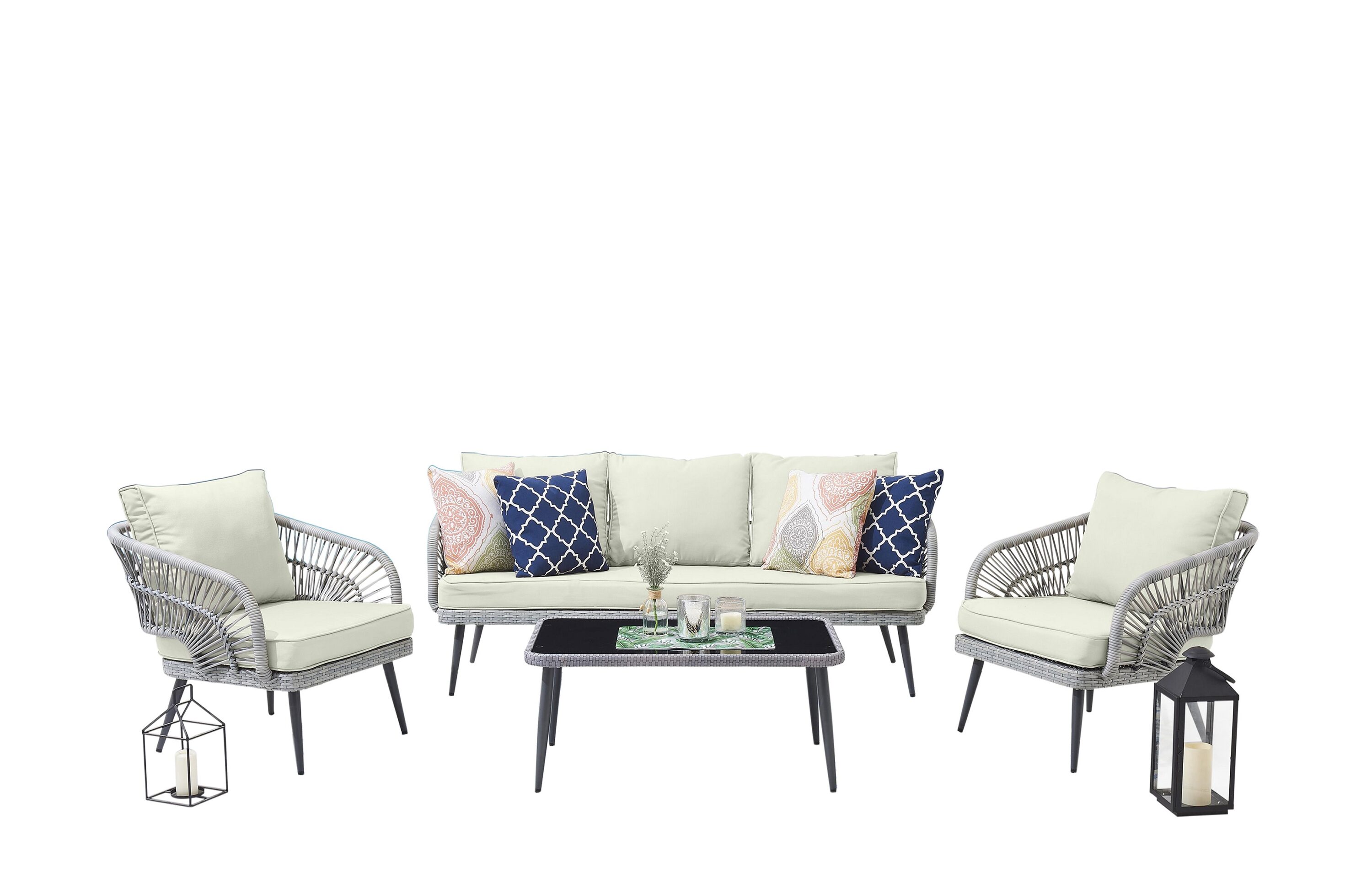 Manhattan Comfort OD-CV015-CR Patio-Conversation-Sets - View #2