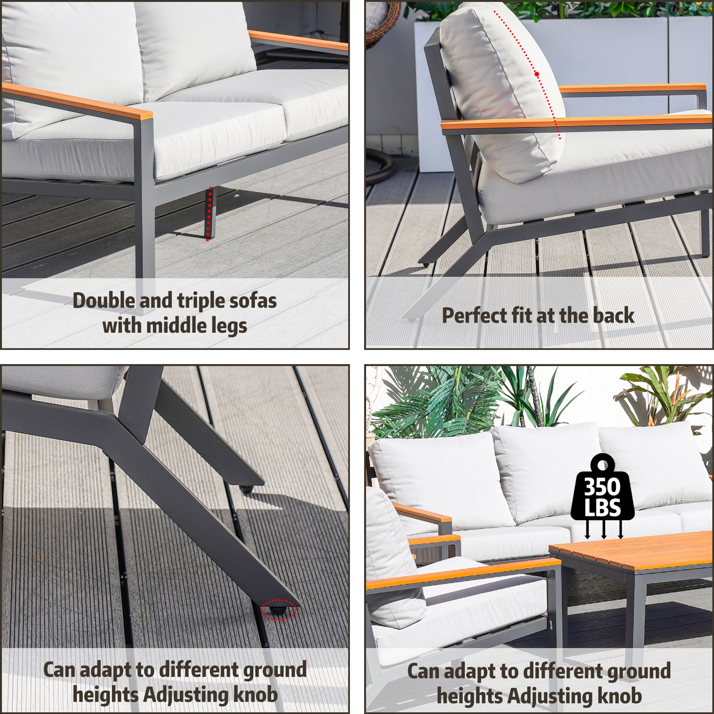 Moda Furnishings MAG-2140-2481TLS Patio-Conversation-Sets - View #13
