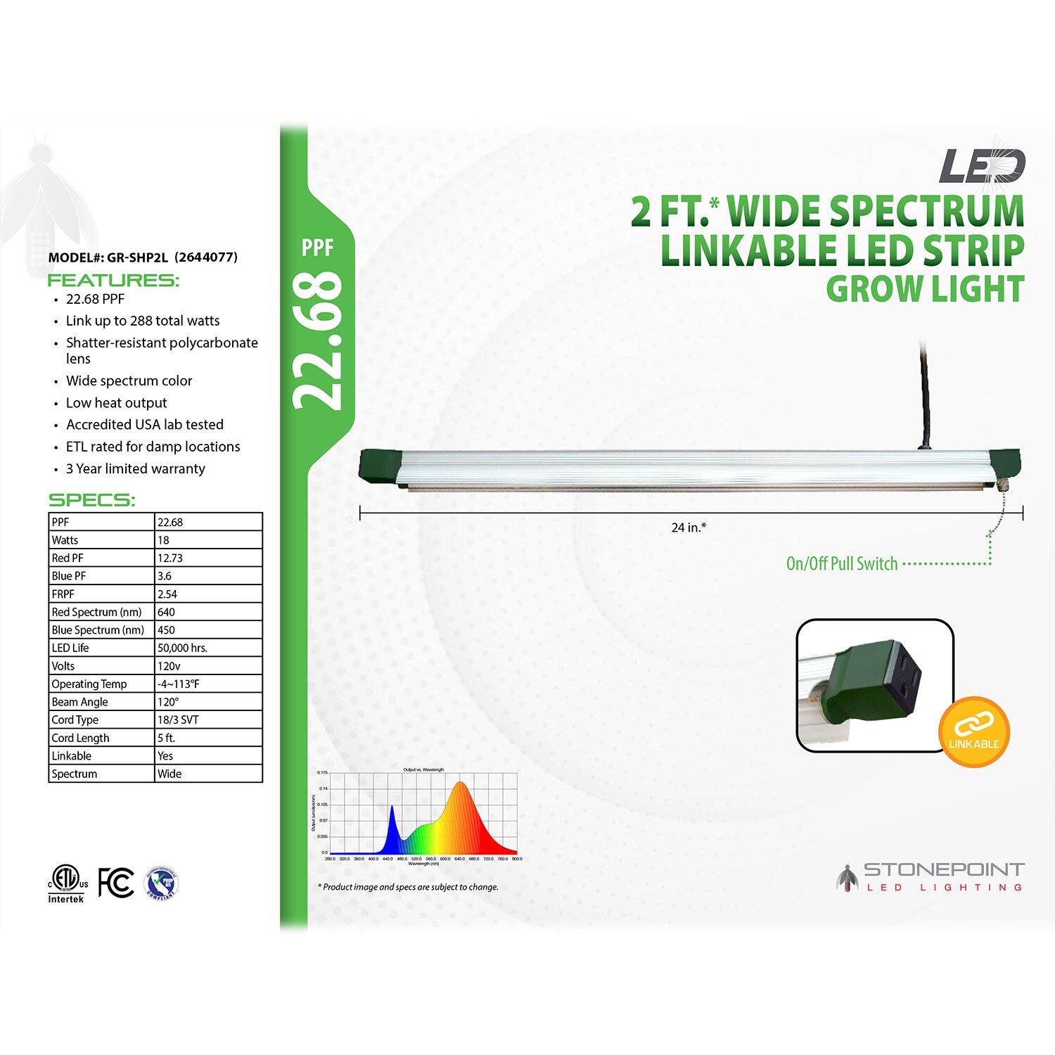 Stonepoint LED Lighting GR-SHP-2L Grow-Lights - View #11