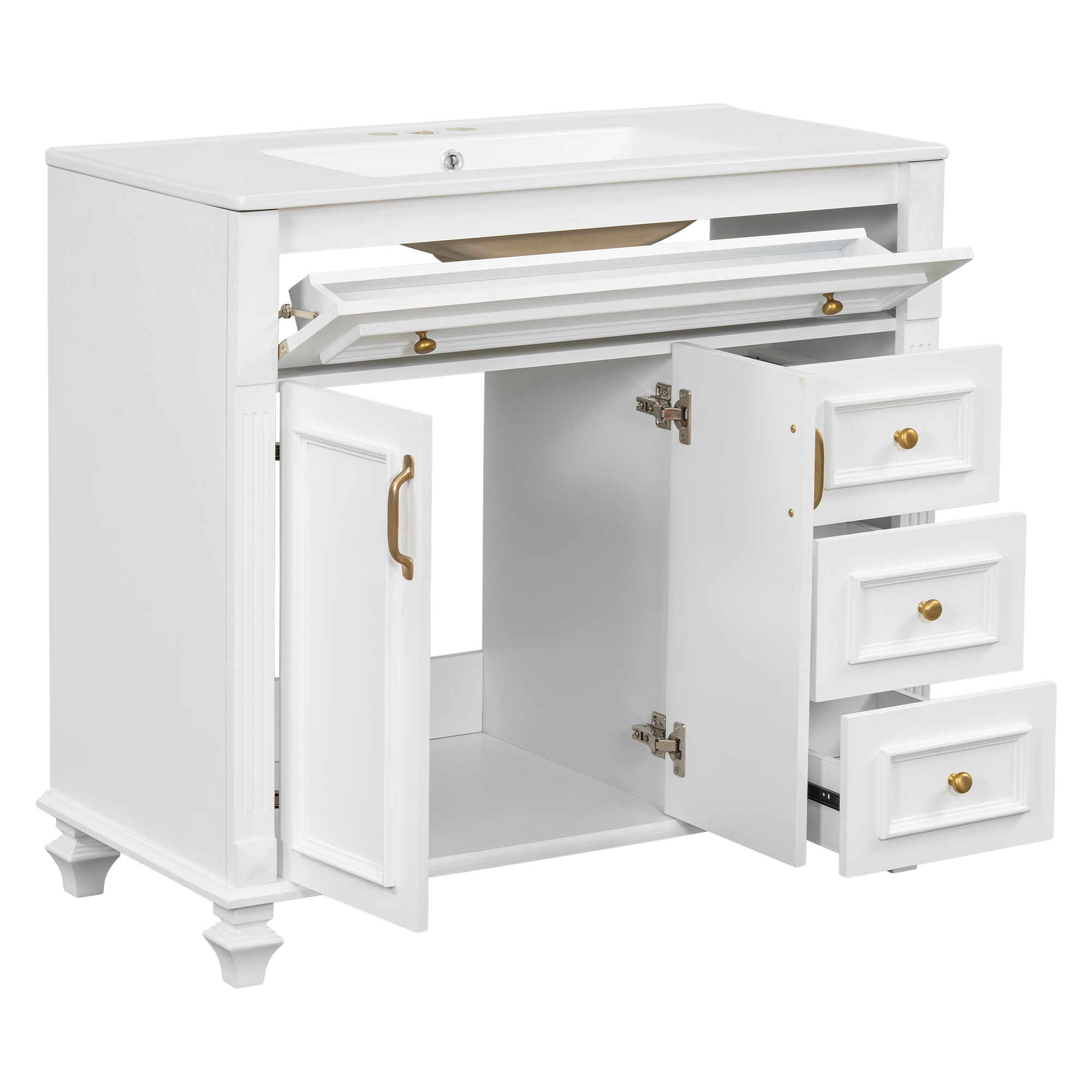WELLFOR WA24-MBY Bath-Vanity-Combo - View #12