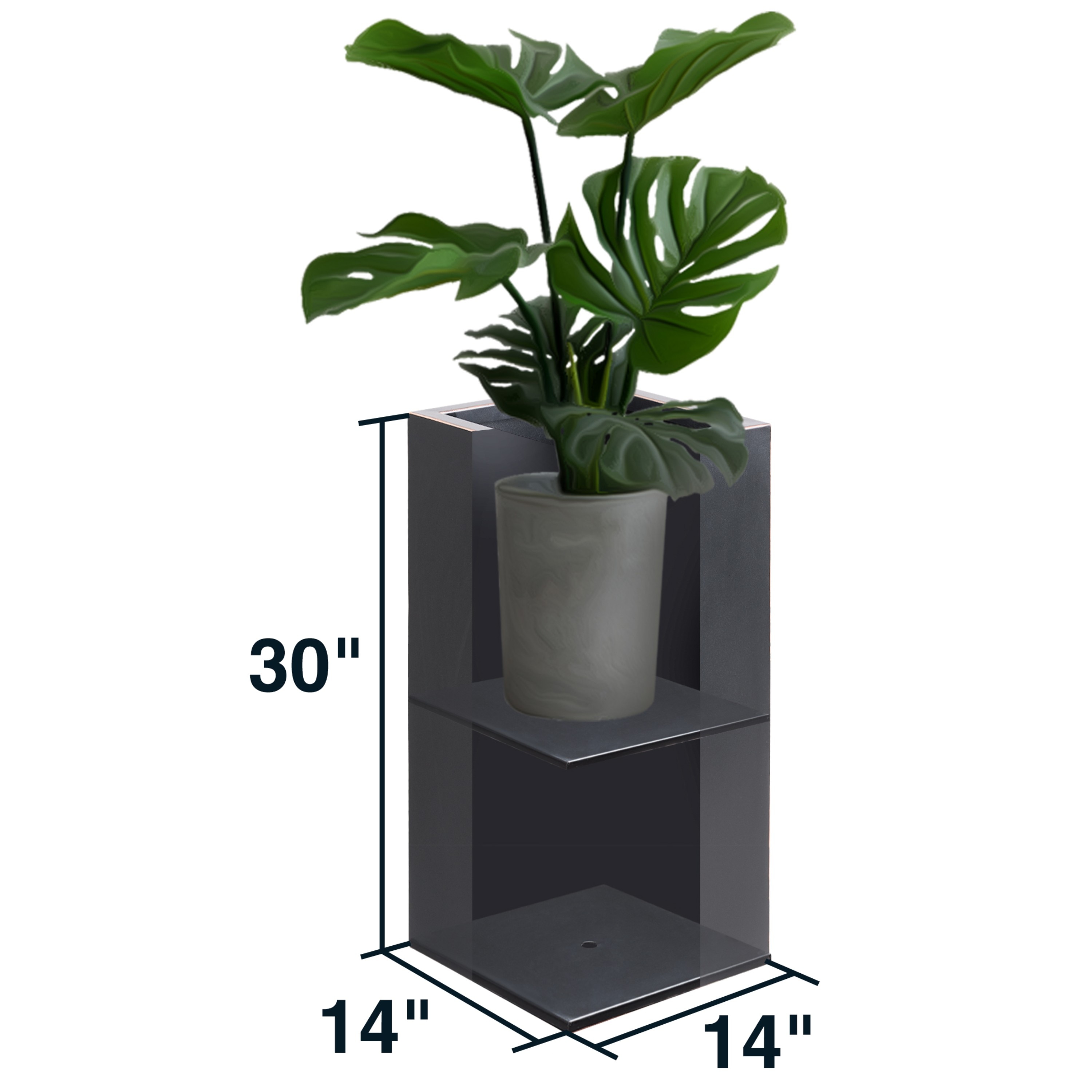 EDYO LIVING HCMP004-GR Planter-Window-Box - View #5