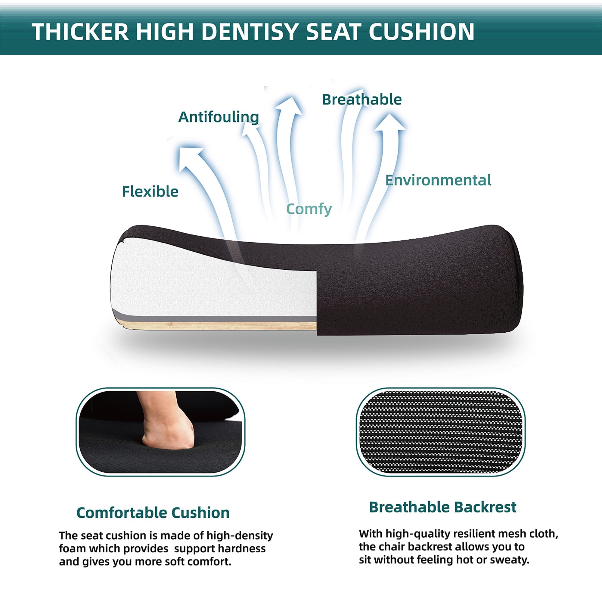 GZMR HM-2853-WH Office-Chairs - View #7