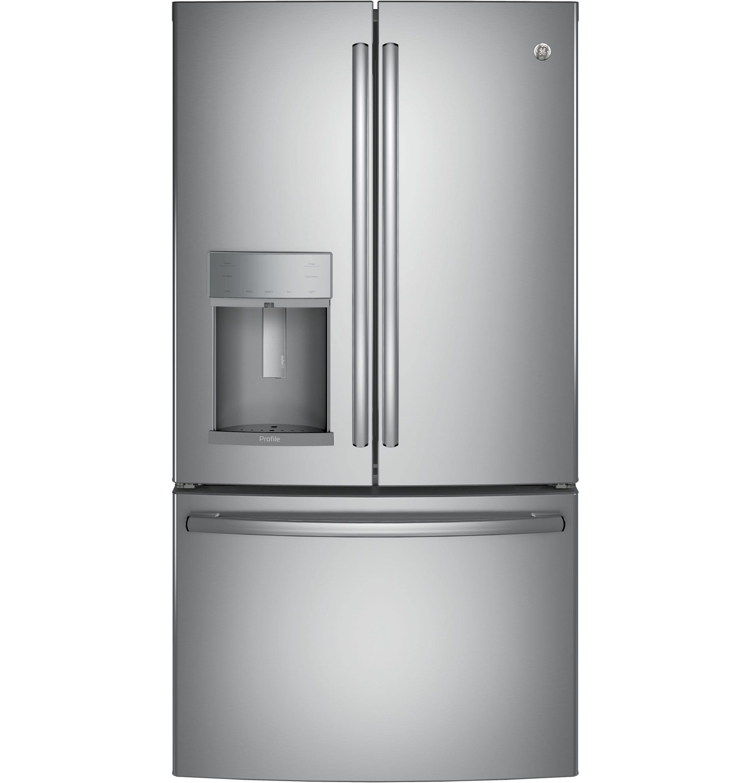 GE Profile 27.8-cu ft French Door Refrigerator with Ice Maker