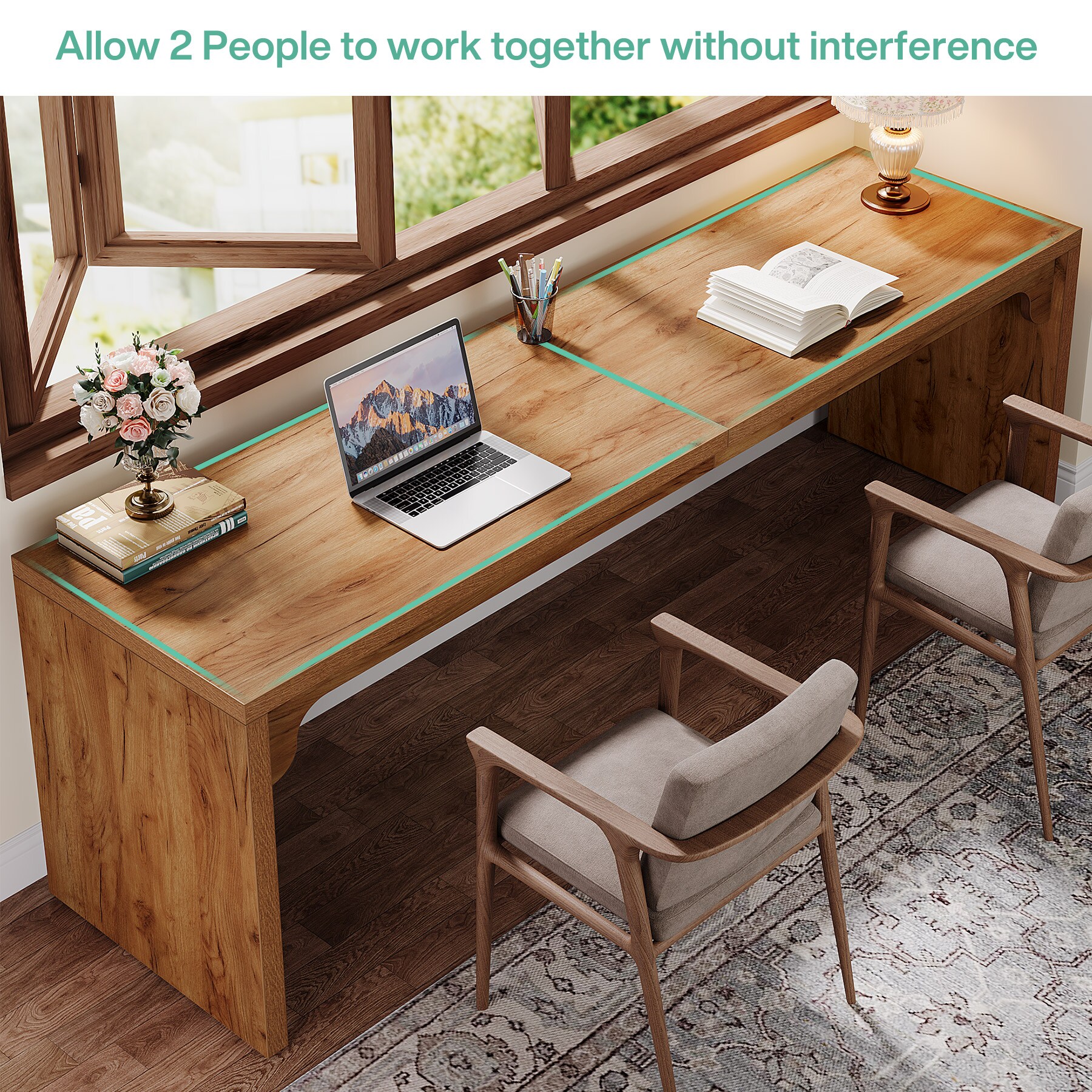 Tribesigns LWFD-XK00644 Office-Tables - View #6