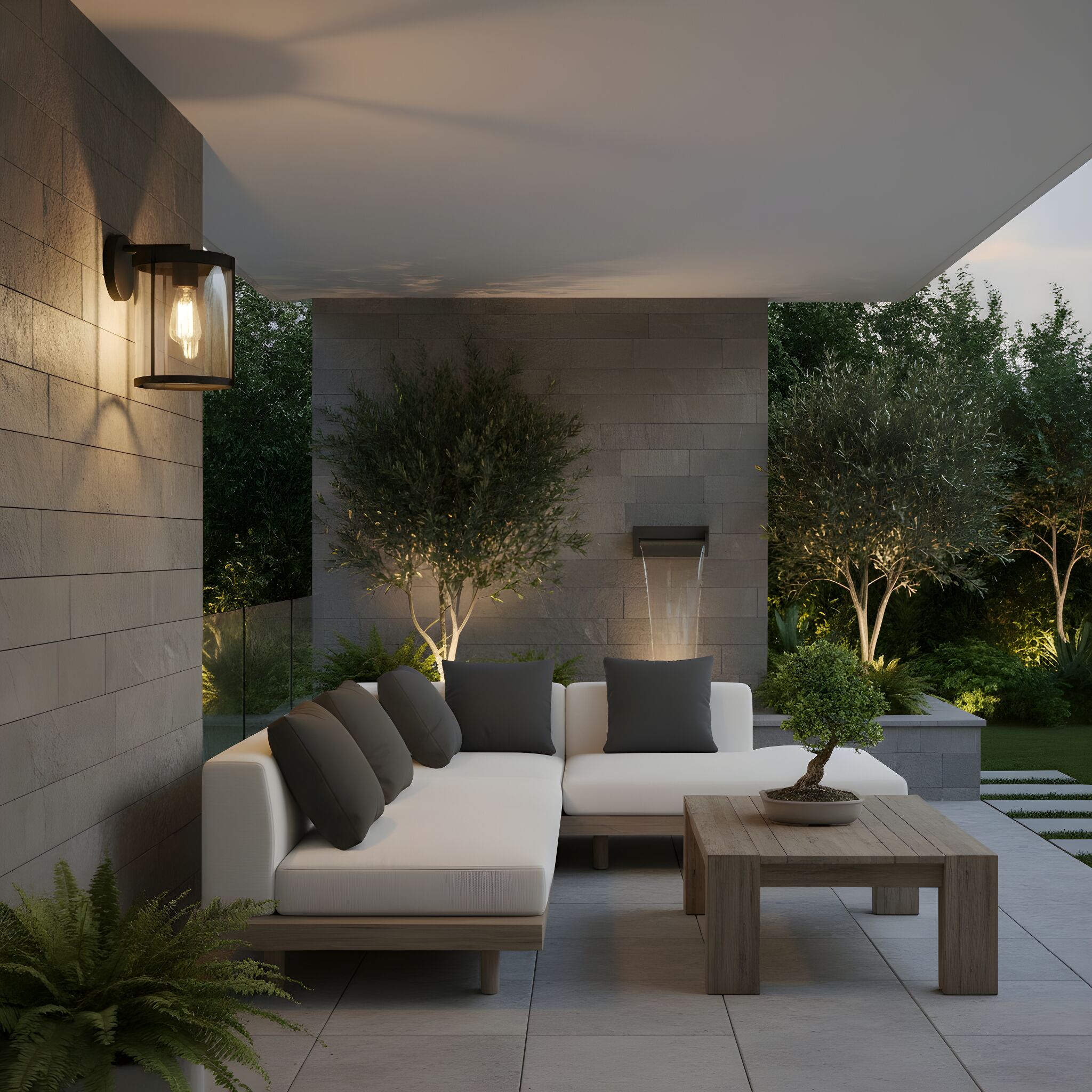 Generation Lighting GLO1101C-TXB Outdoor-Wall-Lighting - View #2