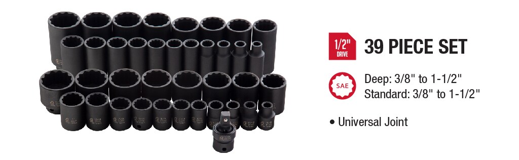 SUNEX TOOLS 2698 Impact-Socket-Sets - View #7