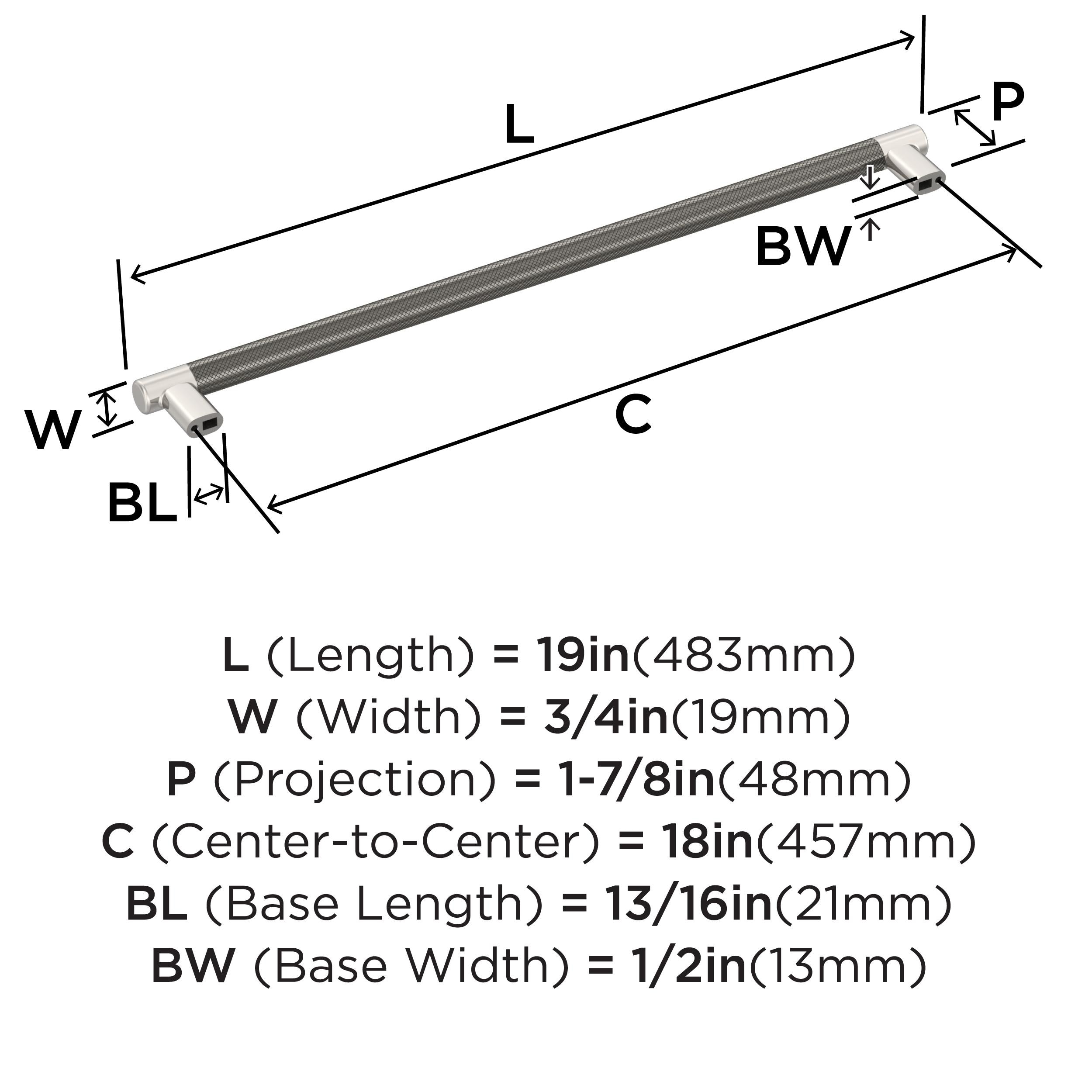 Amerock BP54041PNGM Cabinet-Pulls - View #5