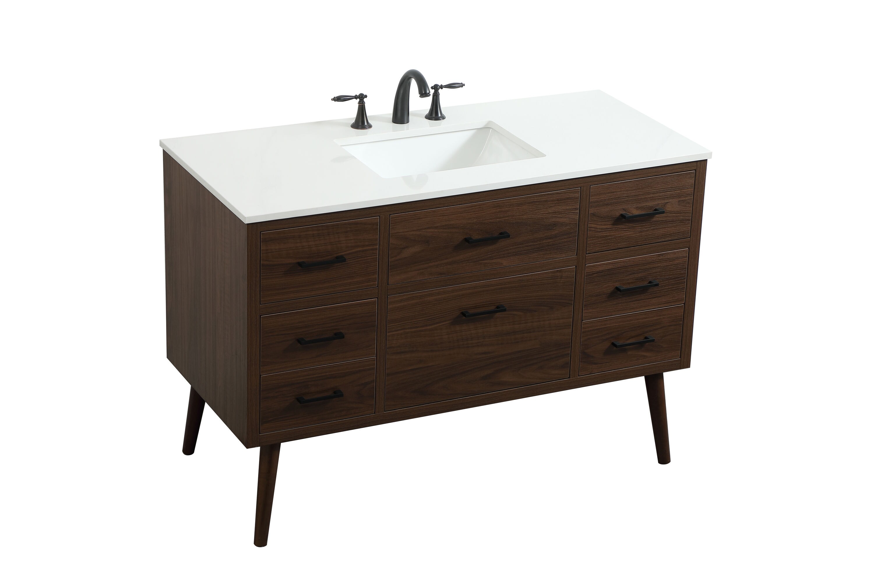 Elegant Decor HF123144MWT Bath-Vanity-Combo - View #9