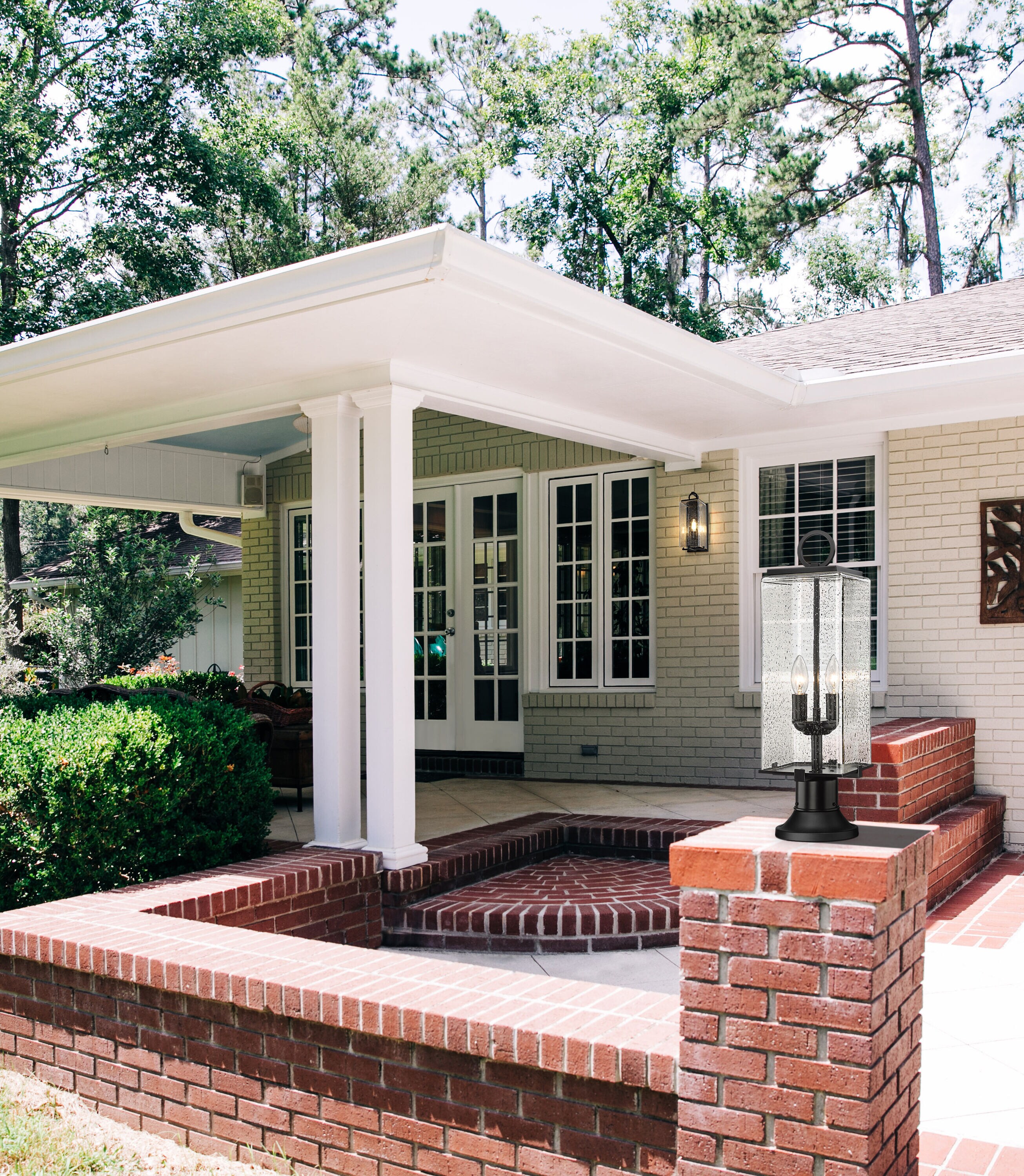 Z-Lite 592PHMR-553PM-BK Complete-Post-Lights - View #3