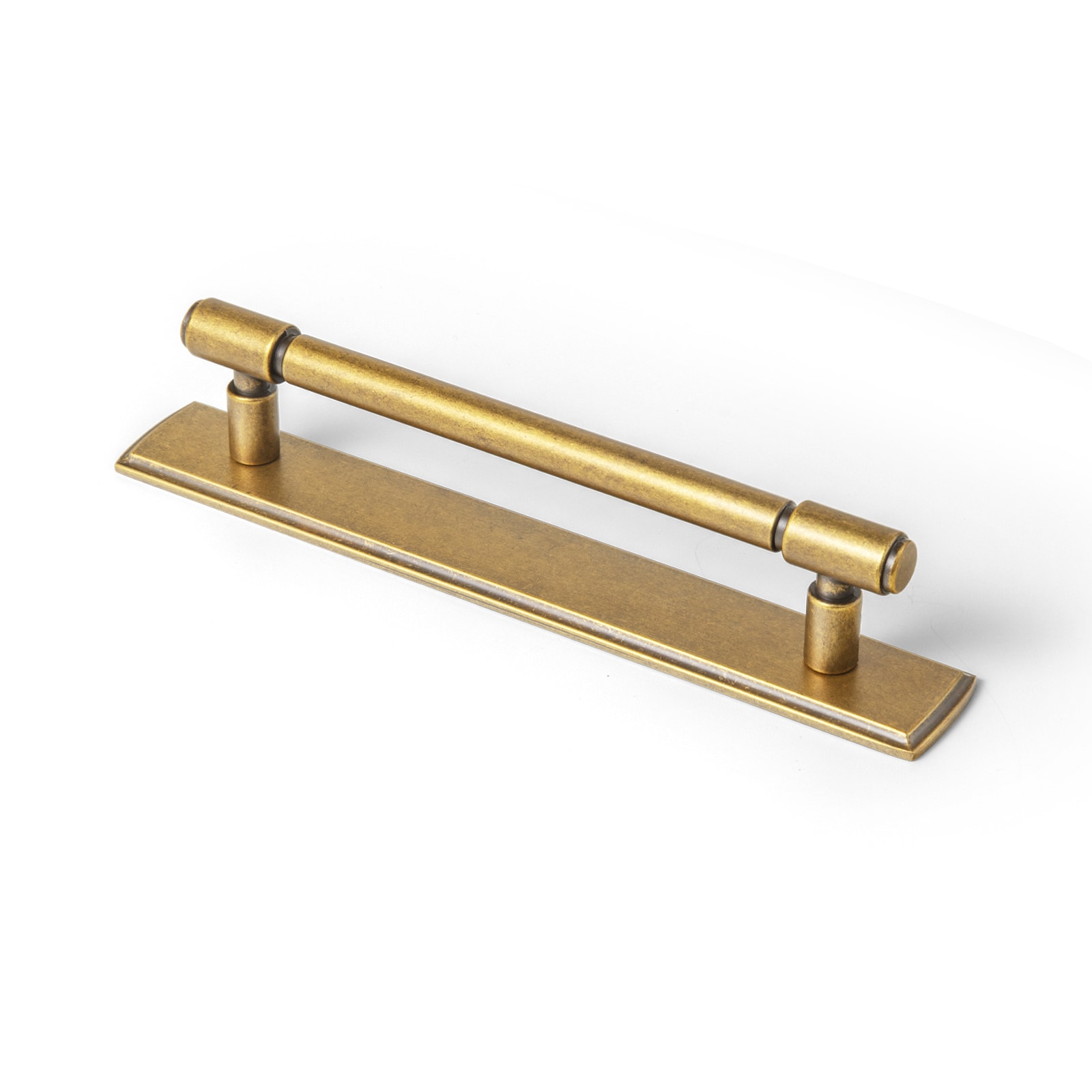 Miaokesen 2231GT-G011-128 5-1/16-in , 128mm Center to Center Antique Brass Cylindrical Handle Drawer Pull 2 -Pack