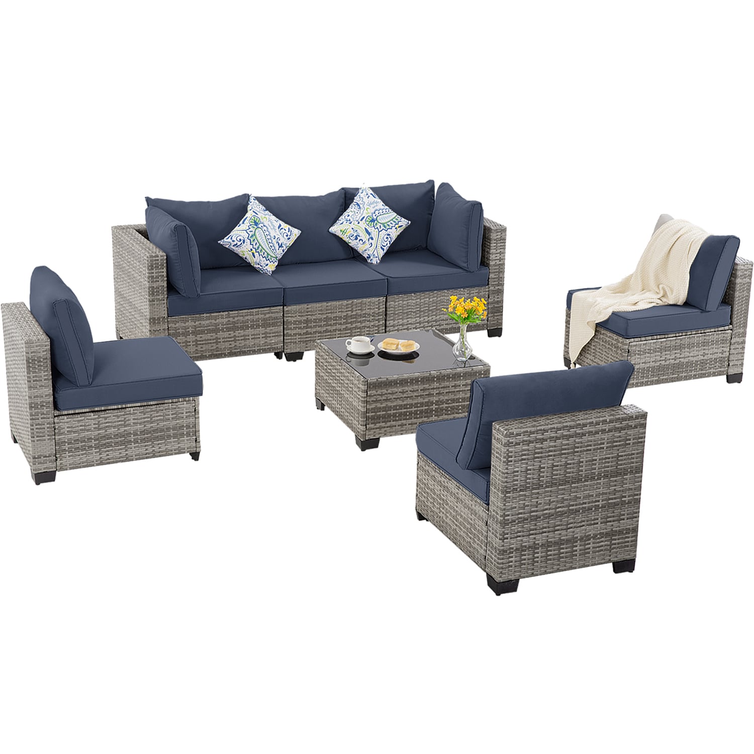 GZMR GZ-W640CS57 Patio-Conversation-Sets - View #2