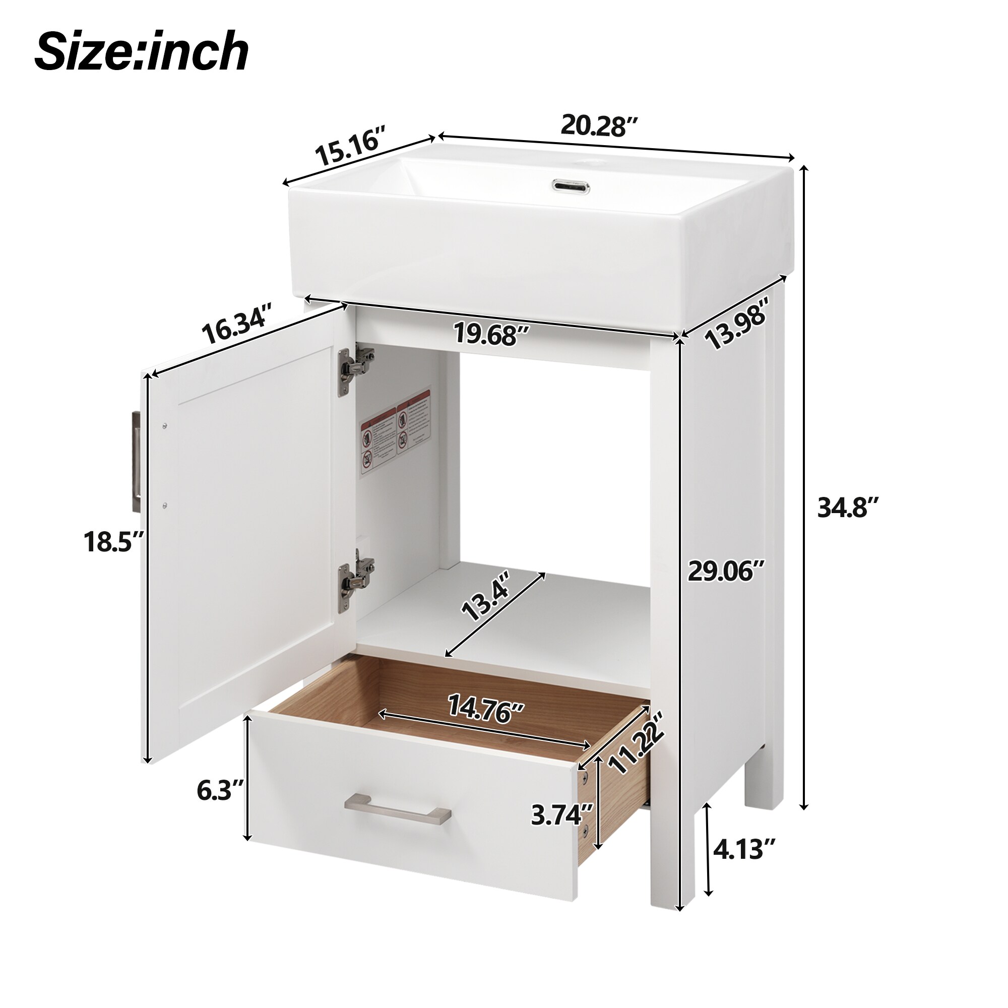 GDFStudio 345591 Bath-Vanity-Combo - View #10