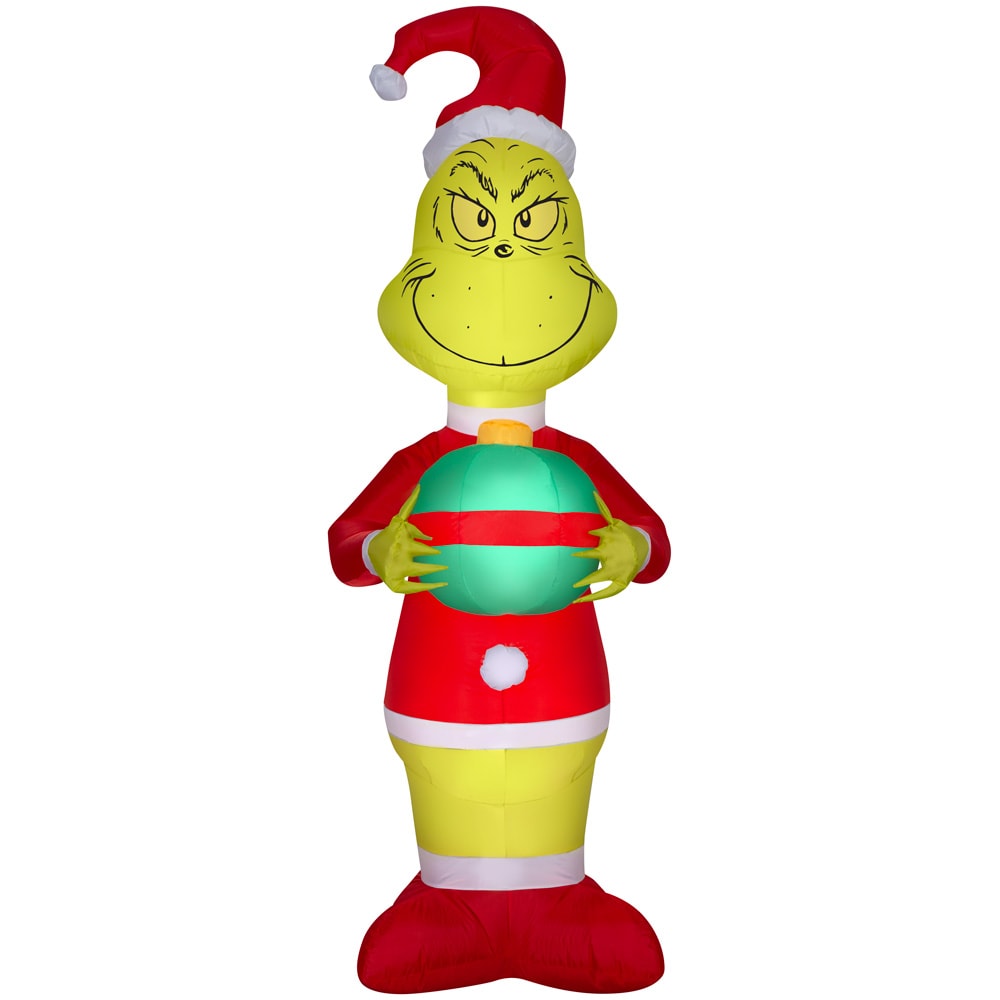 Grinch Dr Seuss's 7.5-ft Lighted Dr. Seuss The Grinch Merry