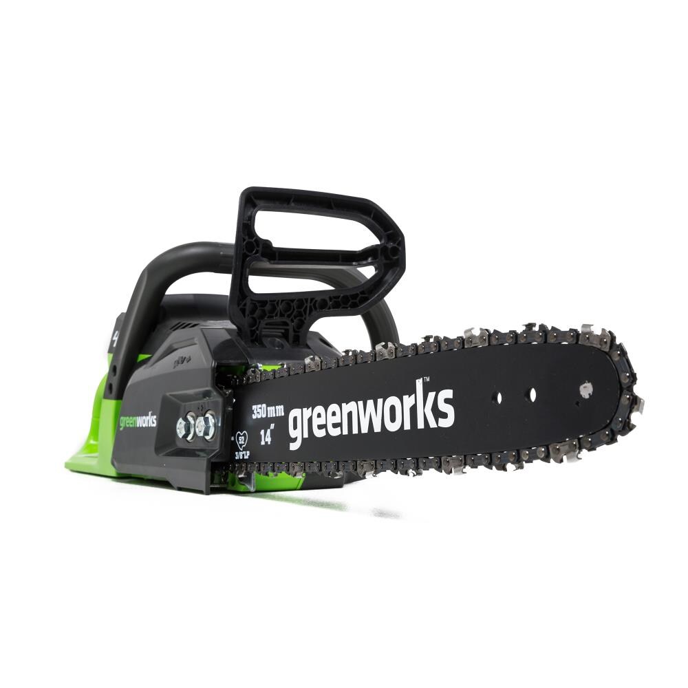 Renewed Greenworks 14-Inch 40V Cordless Chainsaw 2.0 AH Battery Included CS40L210 
